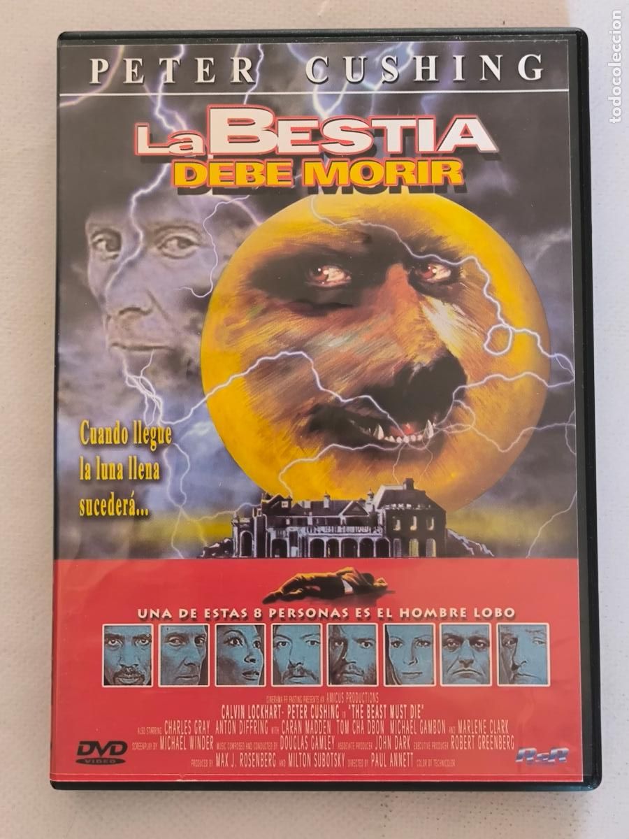 Cine: DVD LA BESTIA DEBE MORIR - PETER CUSHING (C4)