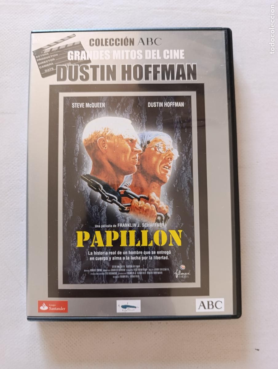Cine: DVD PAPILLON - STEVE MCQUEEN, DUSTIN HOFFMAN (X3)
