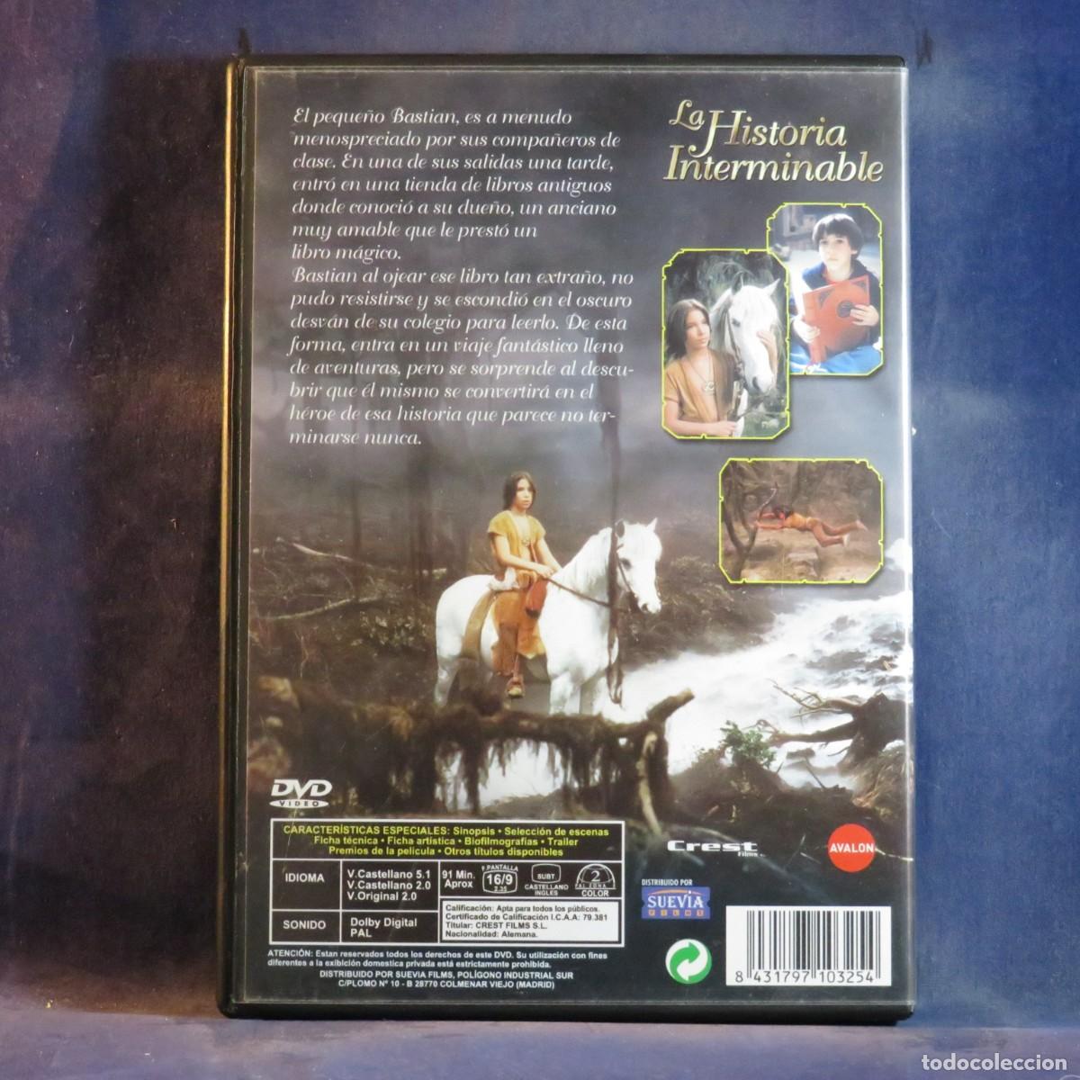 Cine: LA HISTORIA INTERMINABLE - DVD - Foto 2