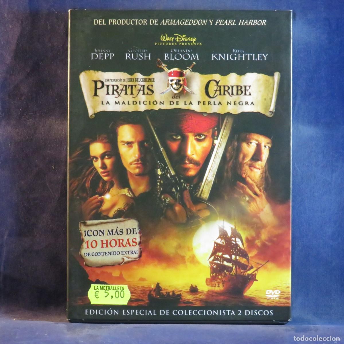 Cine: PIRATAS DEL CARIBE, LA MALDICI&Oacute;N DE LA PERLA NEGRA - DVD