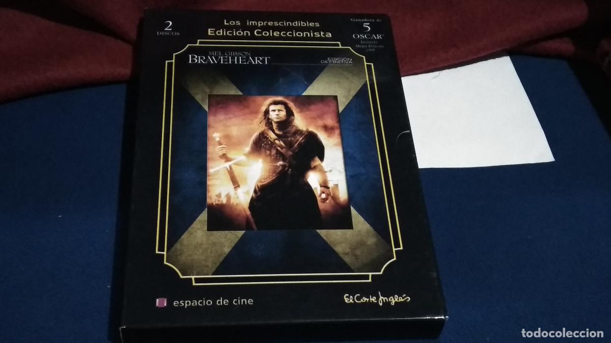 Cine: braveheart - edicion coleccionista 2 discos con librito - (DVD) MUY BUEN ESTADO