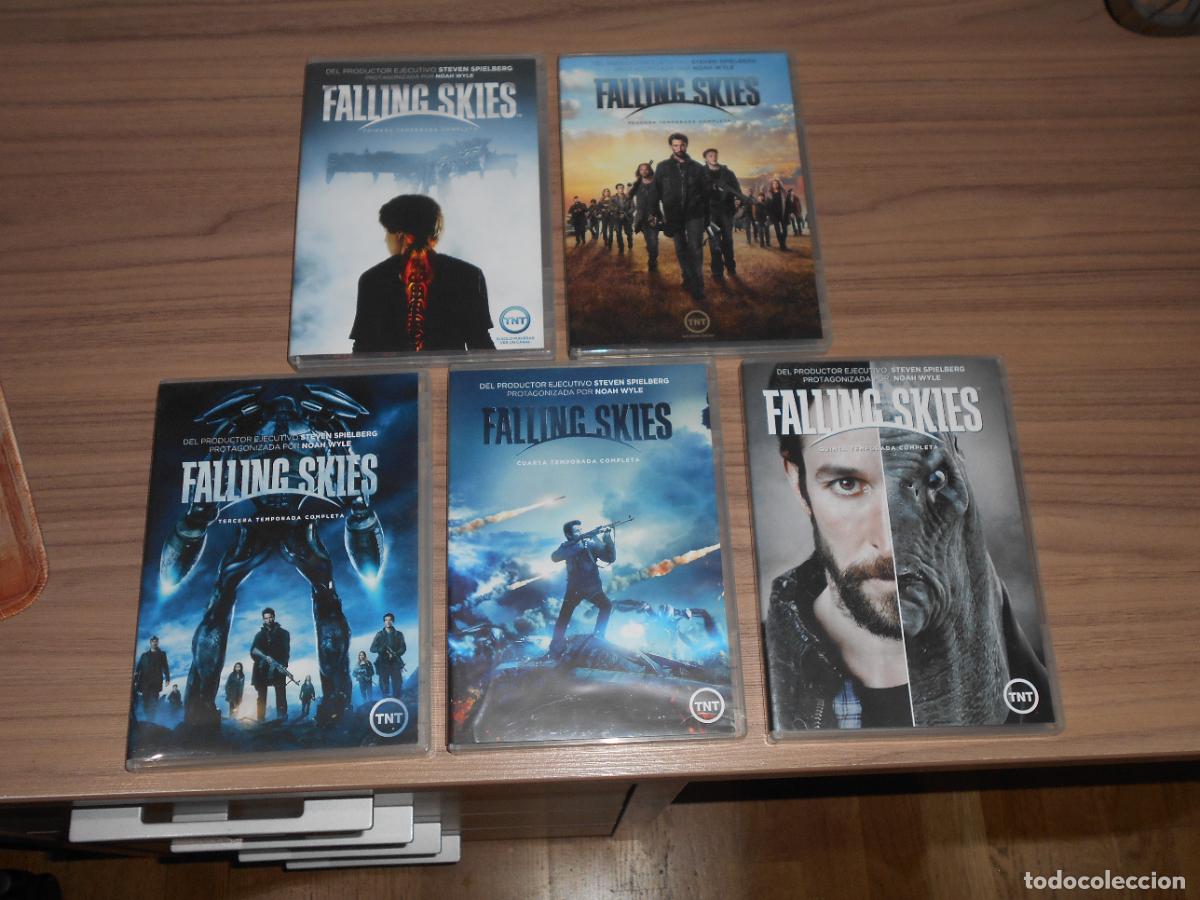 Cine: FALLING SKIES Serie Completa 18 DVD de STEVEN SPIELBERG Noah Wyle DISCOS Como NUEVOS