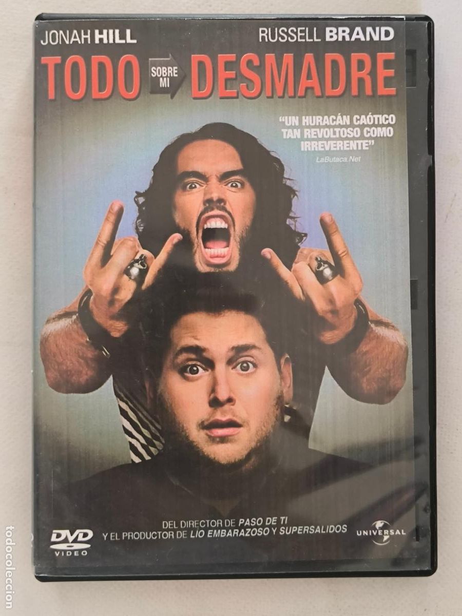 Cine: DVD TODO SOBRE MI DESMADRE - JONAH HILL - LEER DESCRPCION (E4)