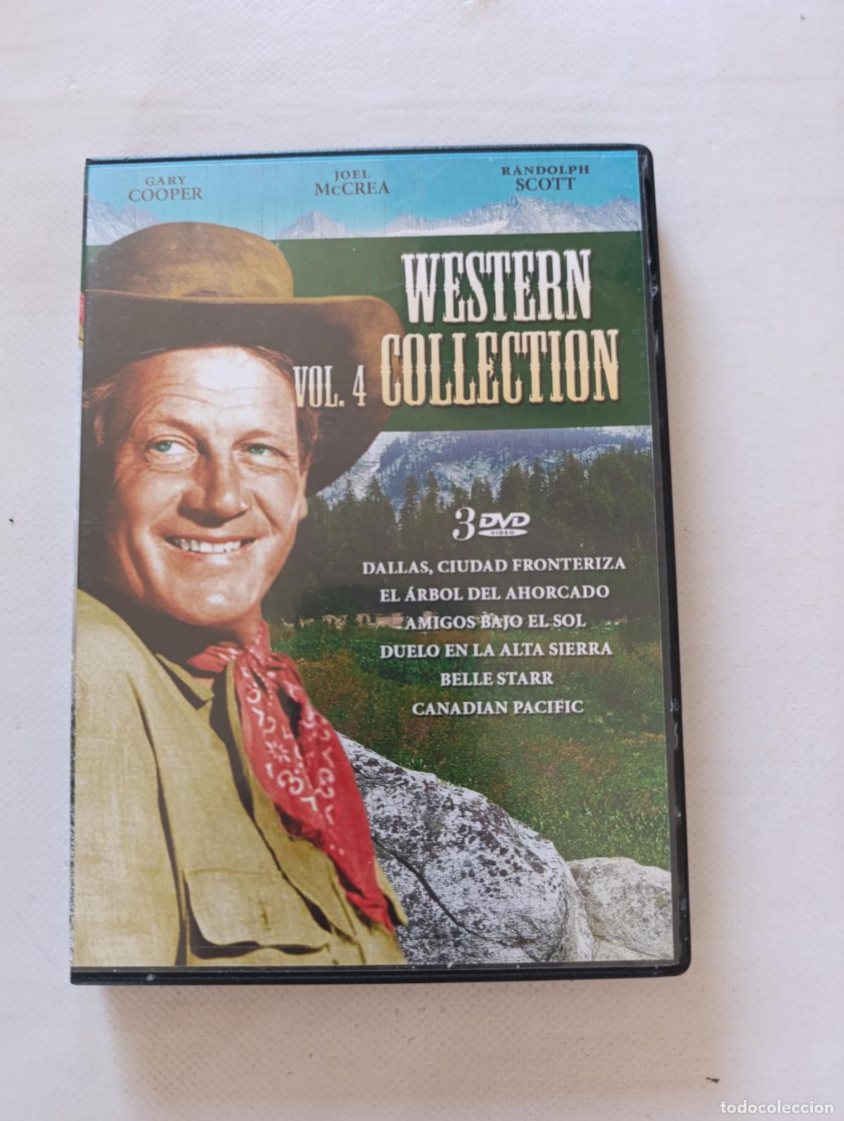 Cine: DVD WESTERN COLLECTION VOL. 4 - 3 DISCOS, 6 PELICULAS - GARY COOPER, JOEL MCCREA, RANDOLPH SCOTT (E4