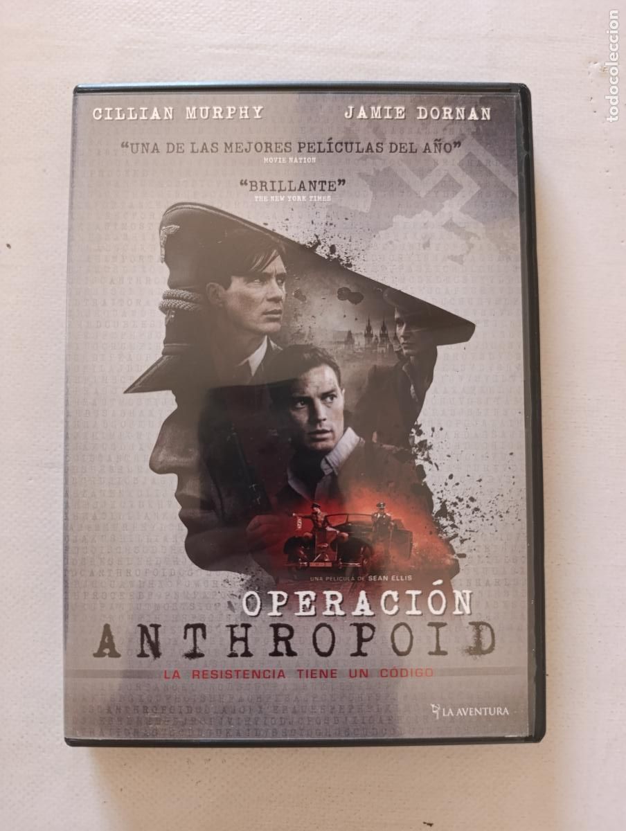 Cine: DVD OPERACION ANTHROPOID - CILLIAN MURPHY, JAMIE DORNAN (E4w)