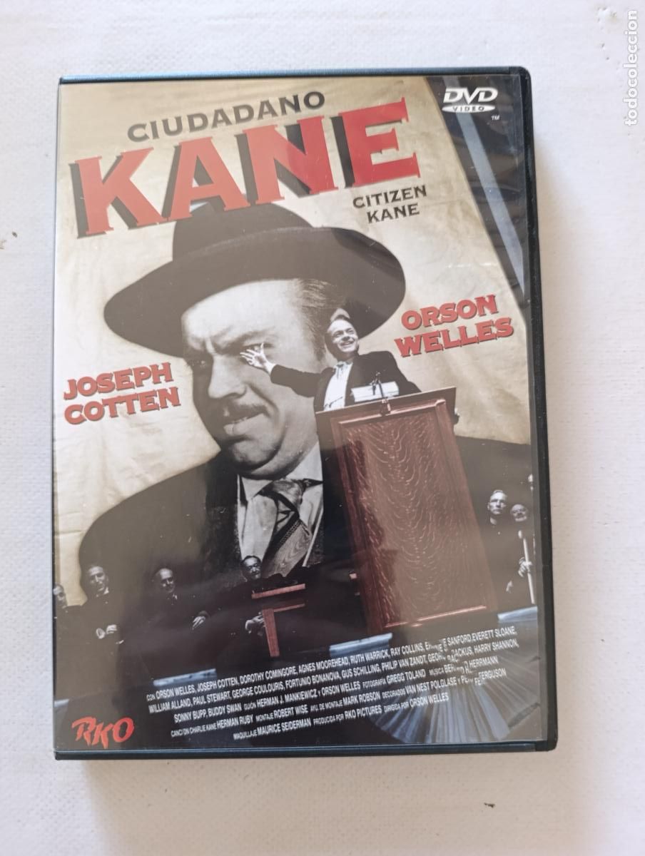 Cine: DVD CIUDADANO KANE - CITIZEN KANE - ORSON WELLES - JOSEPH COTTEN (E4)