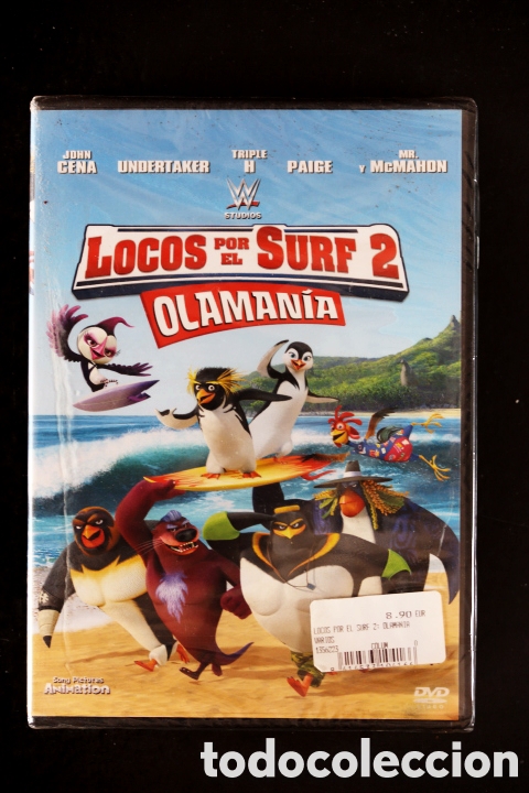 Cine: DVD precintado. LOCOS POR EL SURF 2. OLAMAN&Iacute;A. Nuevo a estrenar.