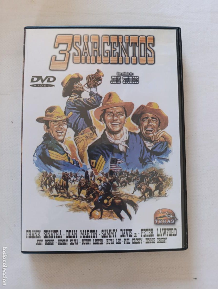 Cine: DVD 3 SARGENTOS - JOHN STURGES - FRANK SINATRA, DEAN MARTIN (E4)