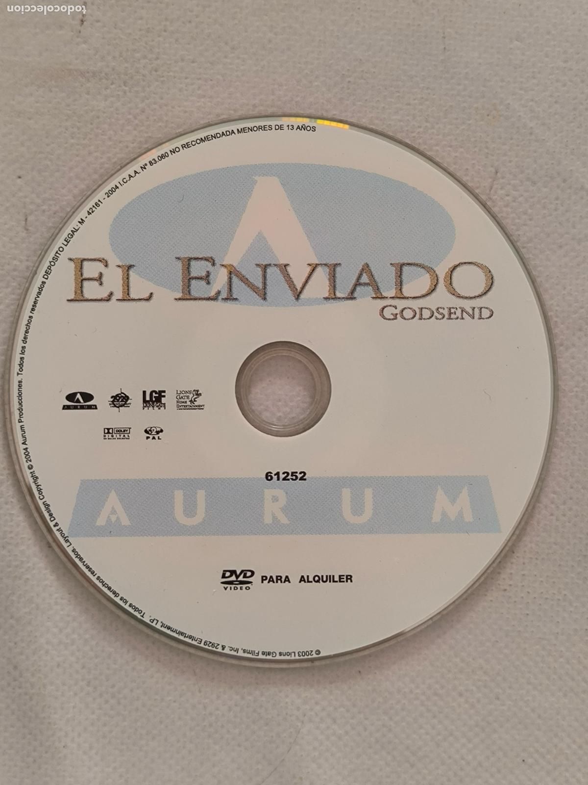 Cin&eacute;ma: DVD EL ENVIADO (GODSEND) - SOLO DISCO, SIN CAJA NI CARATULA - LEER DESCRIPCION (E4)