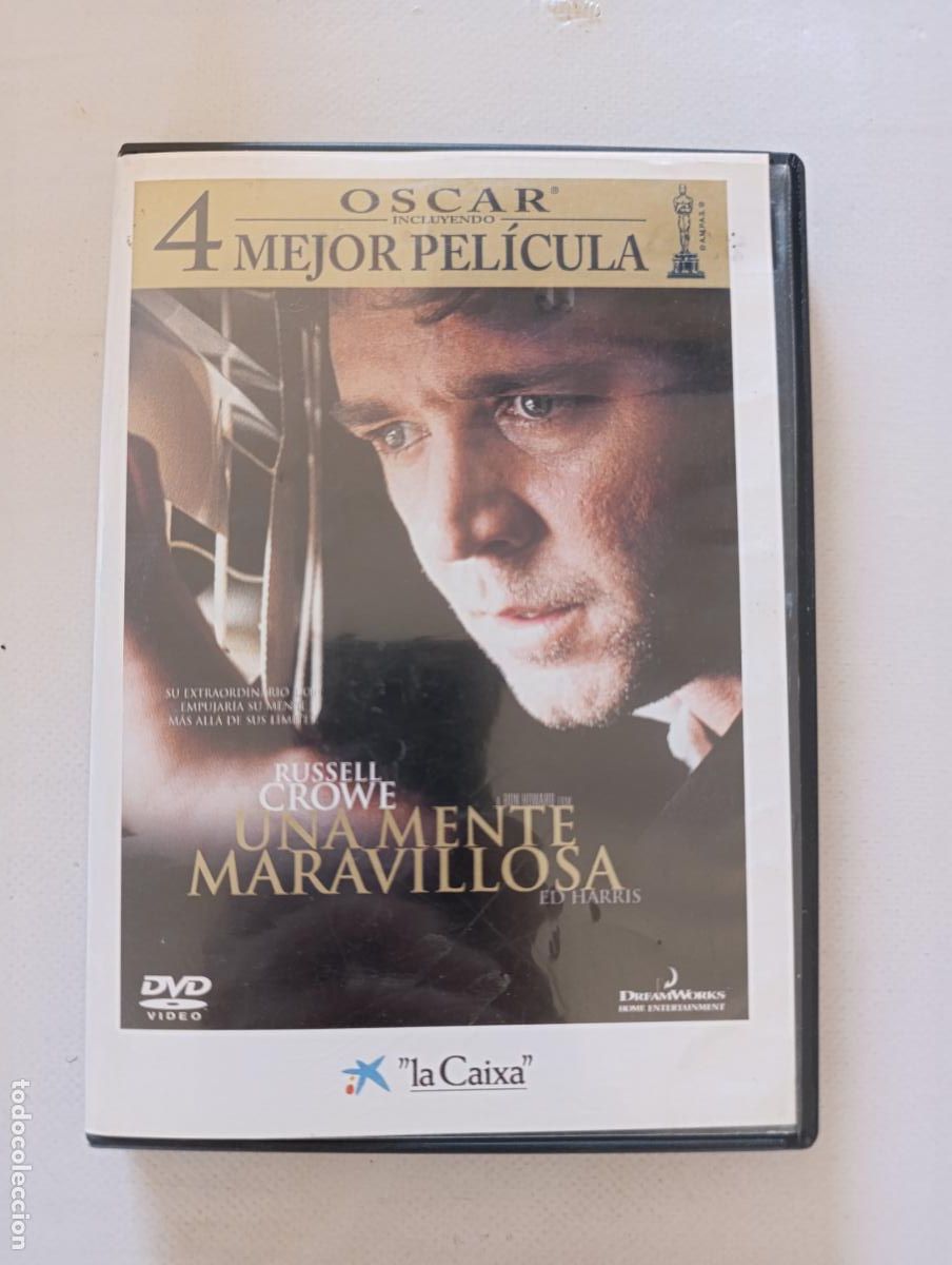 Cine: DVD UNA MENTE MARAVILLOSA - RUSSELL CROWE (E4)