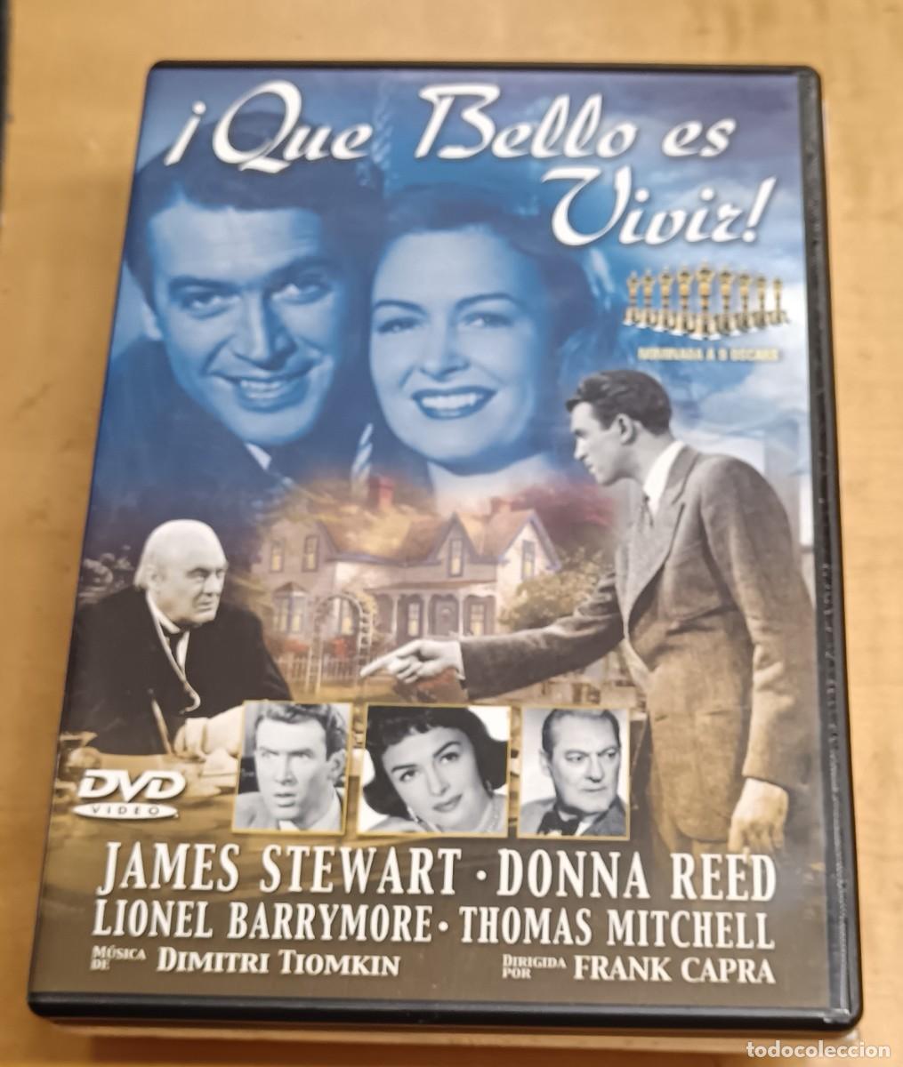 Cine: DVD &iexcl;QU&Eacute; BELLO ES VIVIR! JAMES STEWART DONNA REED SUEVIA FILMS