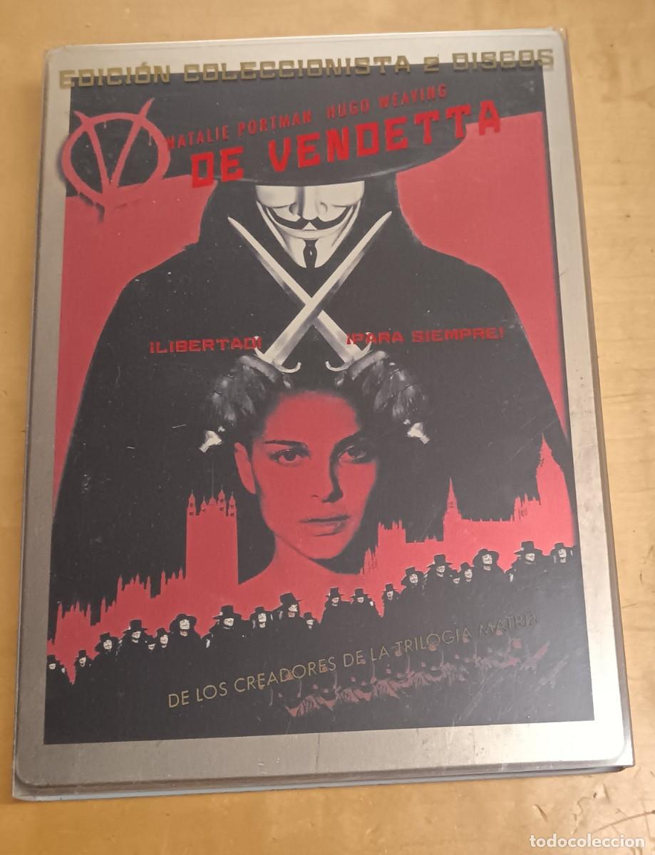 Cine: DVD V DE VENDETTA NATALIE PORTMAN HUGO WEAVING EDICI&Oacute;N COLECCIONISTA 2 DISCOS