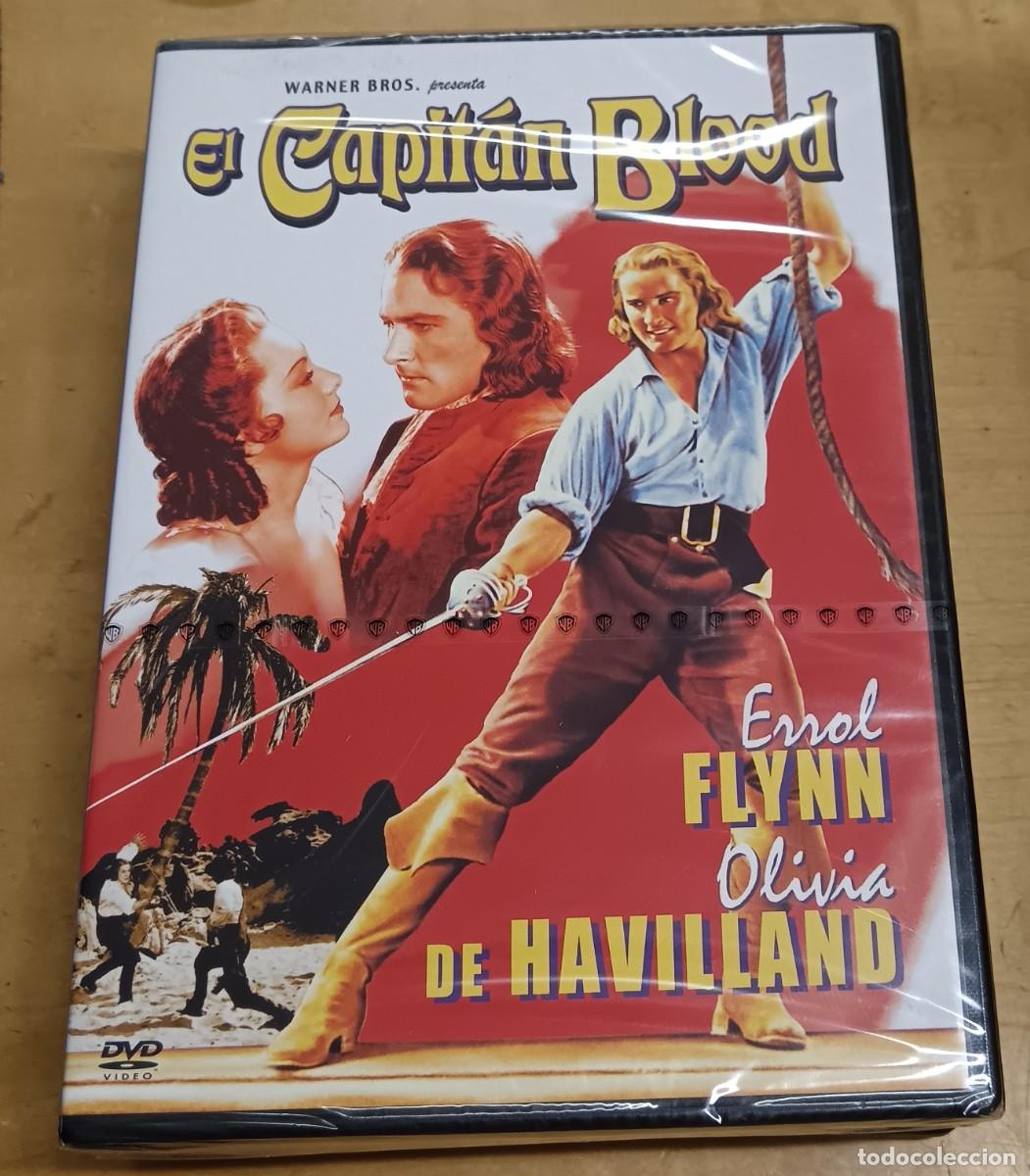 Cine: DVD EL CAPIT&Aacute;N BLOOD ERROL FLYNN OLIVIA DE HAVILLAND WARNER BROS SIN DESPRECINTAR