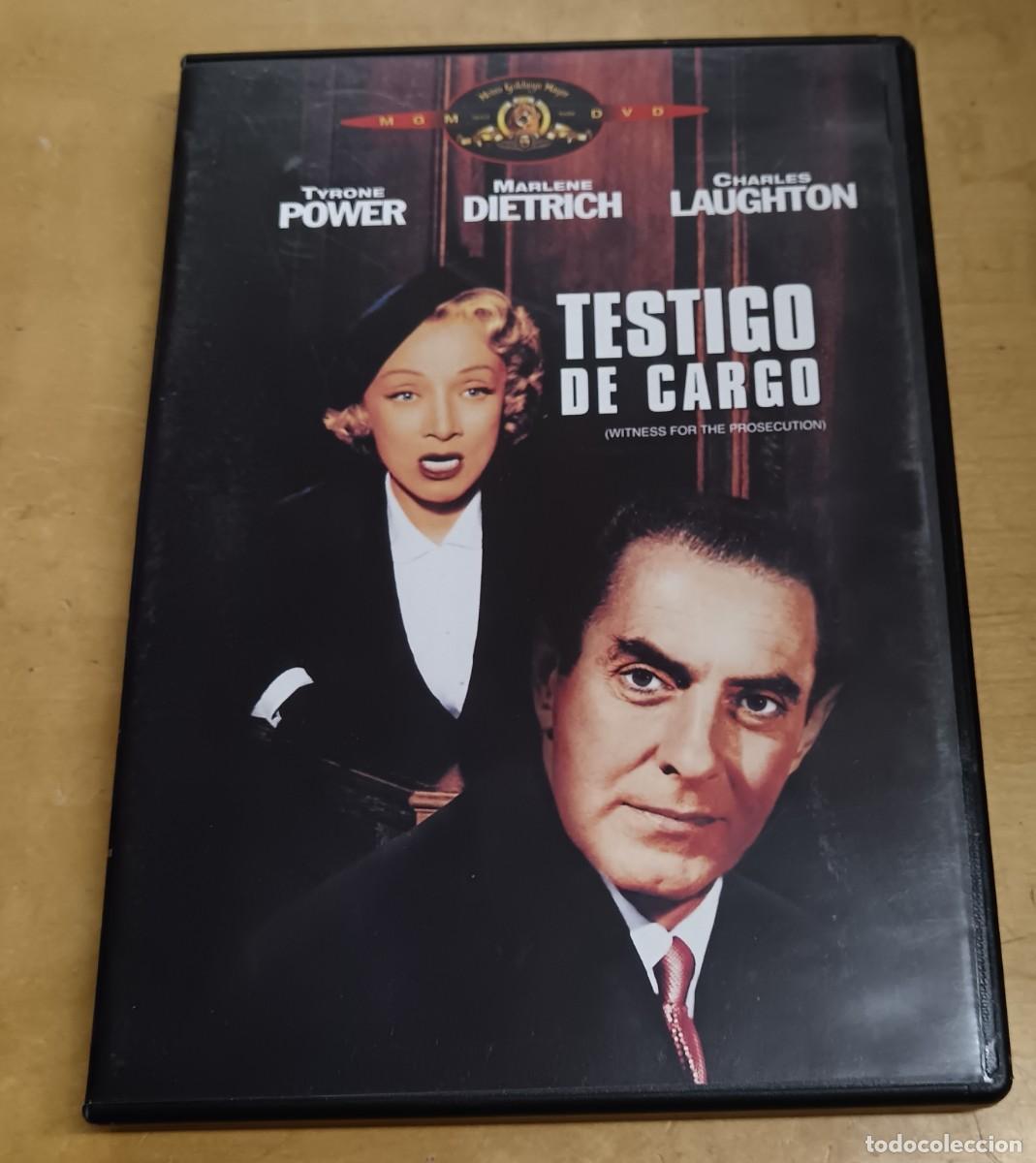 Cine: DVD TESTIGO DE CARGO TYRONE POWER MARLENE DIETRICH CHARLES LAUGHTON METRO GOLDWYN MAYER