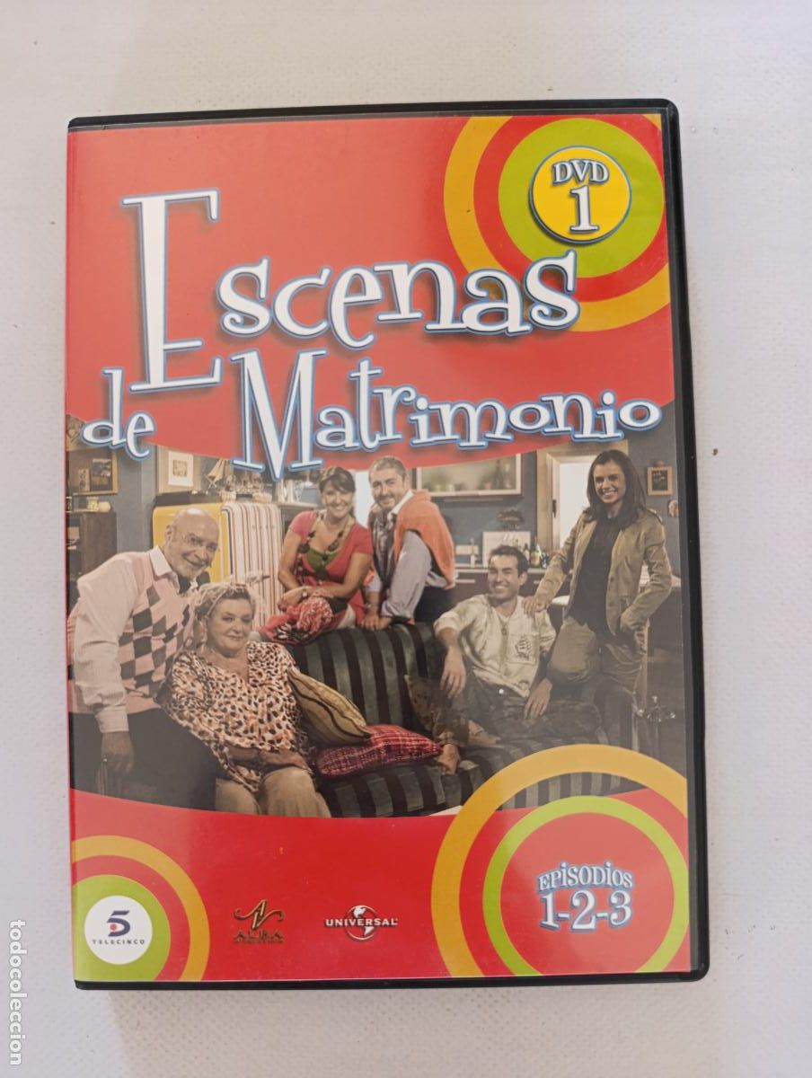 Cine: DVD ESCENAS DE MATRIMONIO DVD 1 - EPISODIOS 1, 2 Y 3 - TELECINCO (F4)