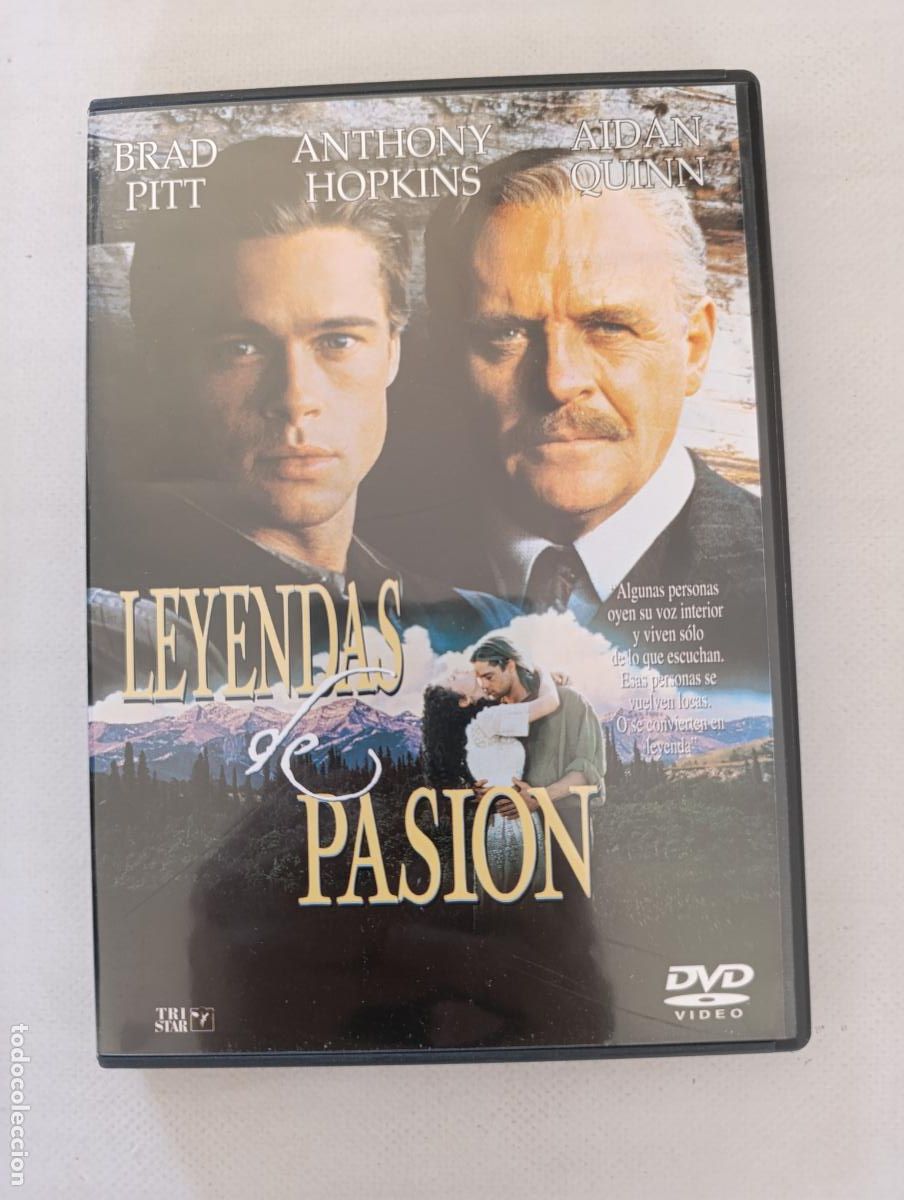 Cine: DVD LEYENDAS DE PASION - BRAD PITT, ANTHONY HOPKINS (F4)