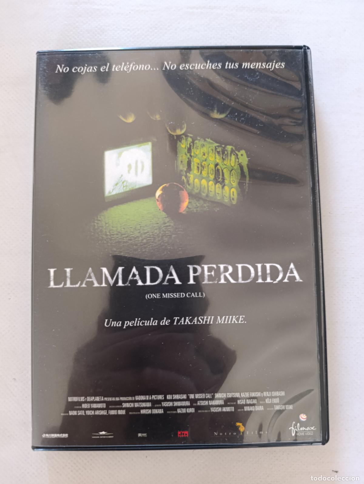 Cine: DVD LLAMADA PERDIDA (ONE MISSED CALL) - TAKASHI MIIKE (G4)