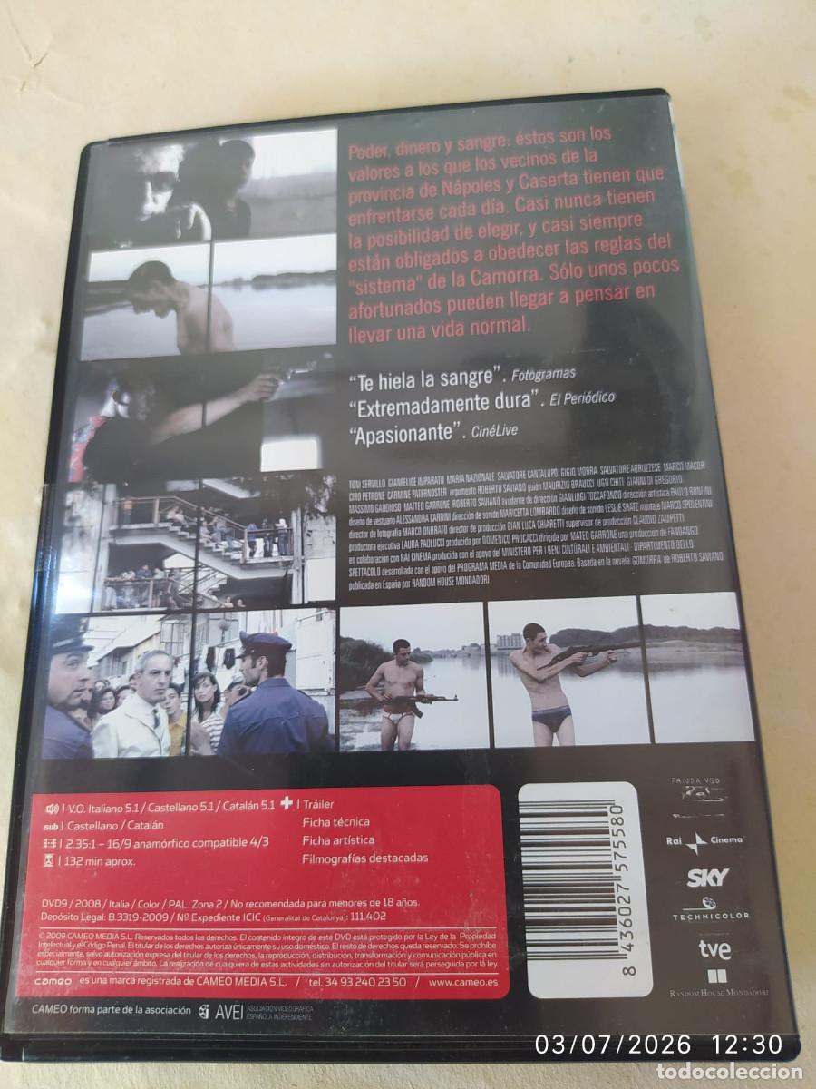 Cine: dvd de la pelicula gomorra - Foto 3