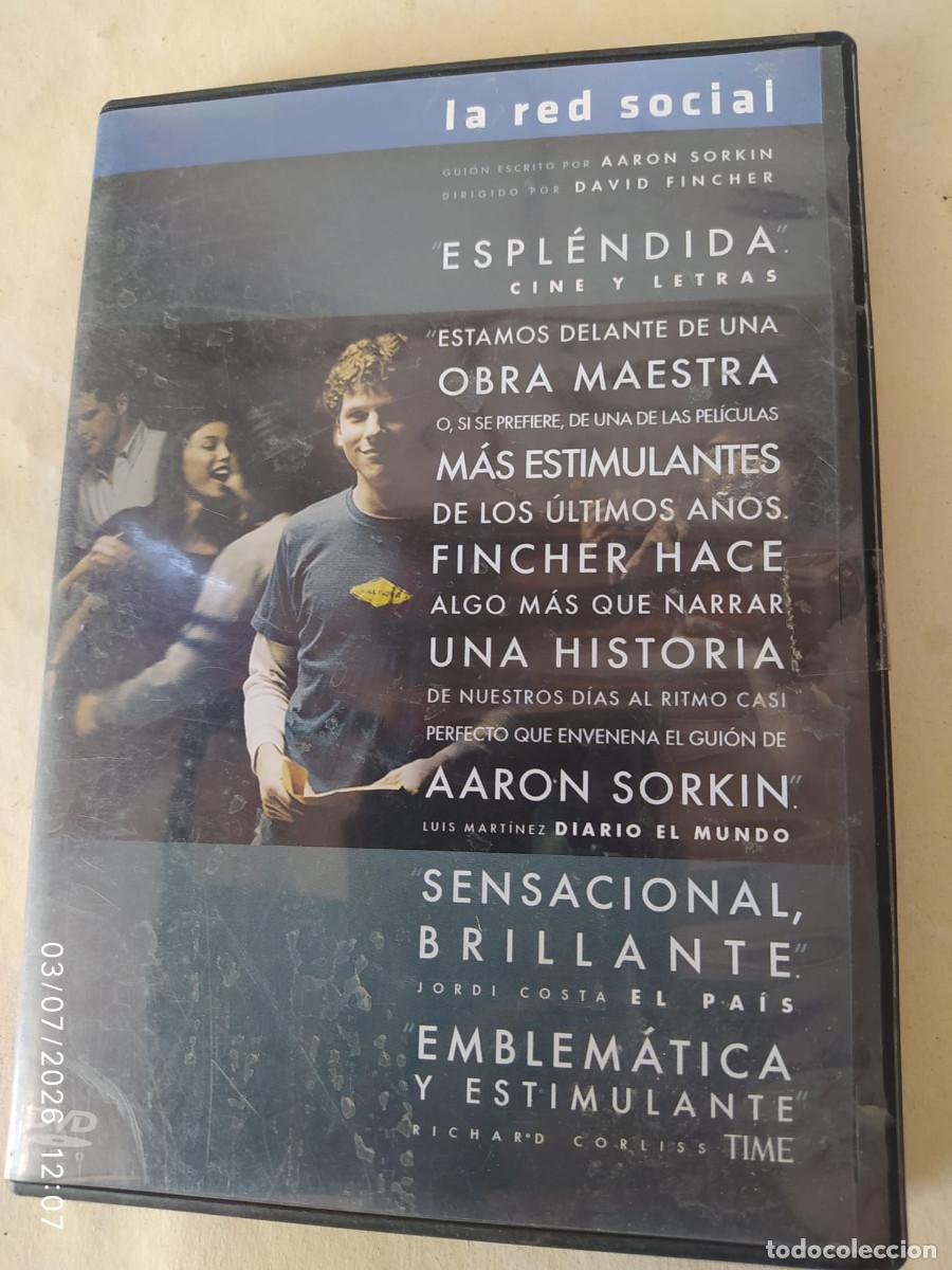Cine: dvd de la pelicula la red social