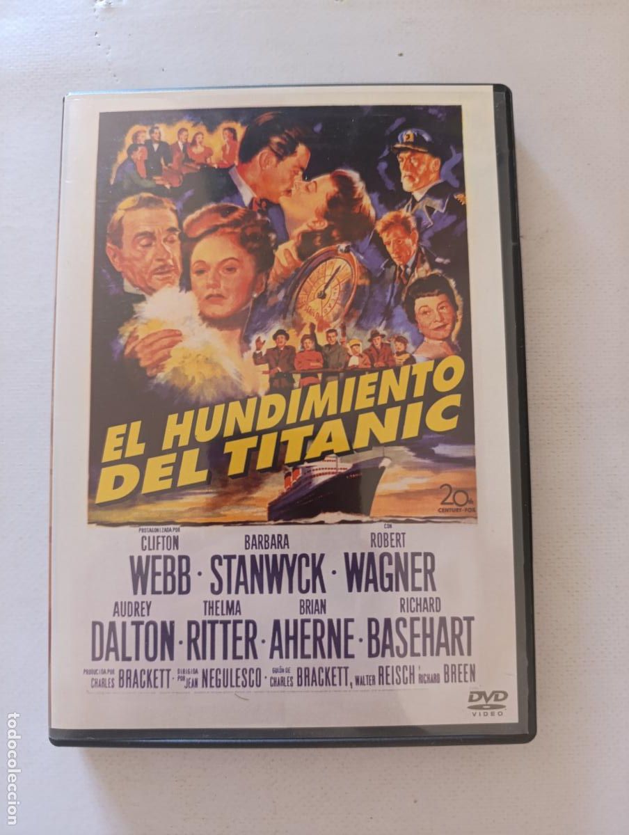 Cine: DVD EL HUNDIMIENTO DEL TITANIC - CLIFTON WEBB, BARBARA STANWYCK (I4)