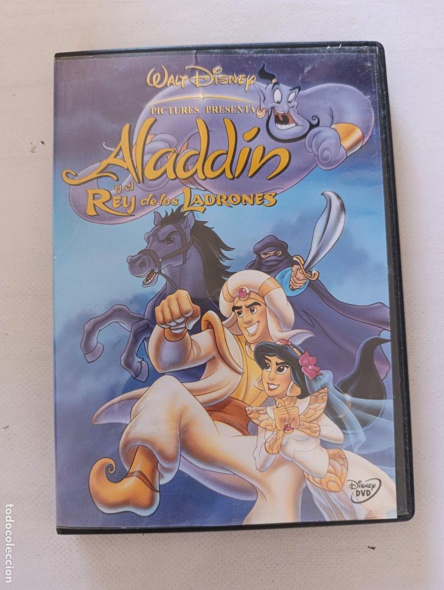 Cine: DVD ALADDIN Y EL REY DE LOS LADRONES - WALT DISNEY - LEER DESCRIPCION (J4)