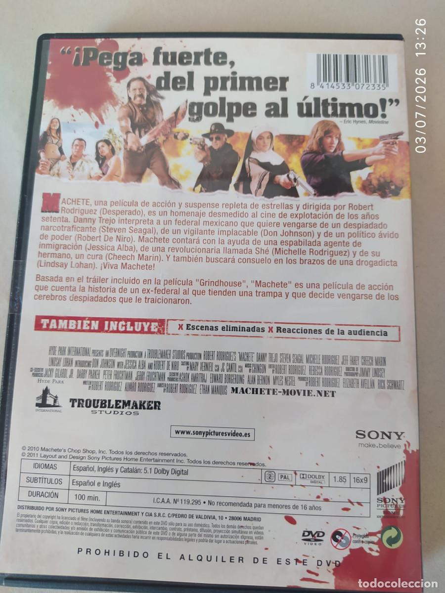 Cine: dvd de la pelicula machete - Foto 3