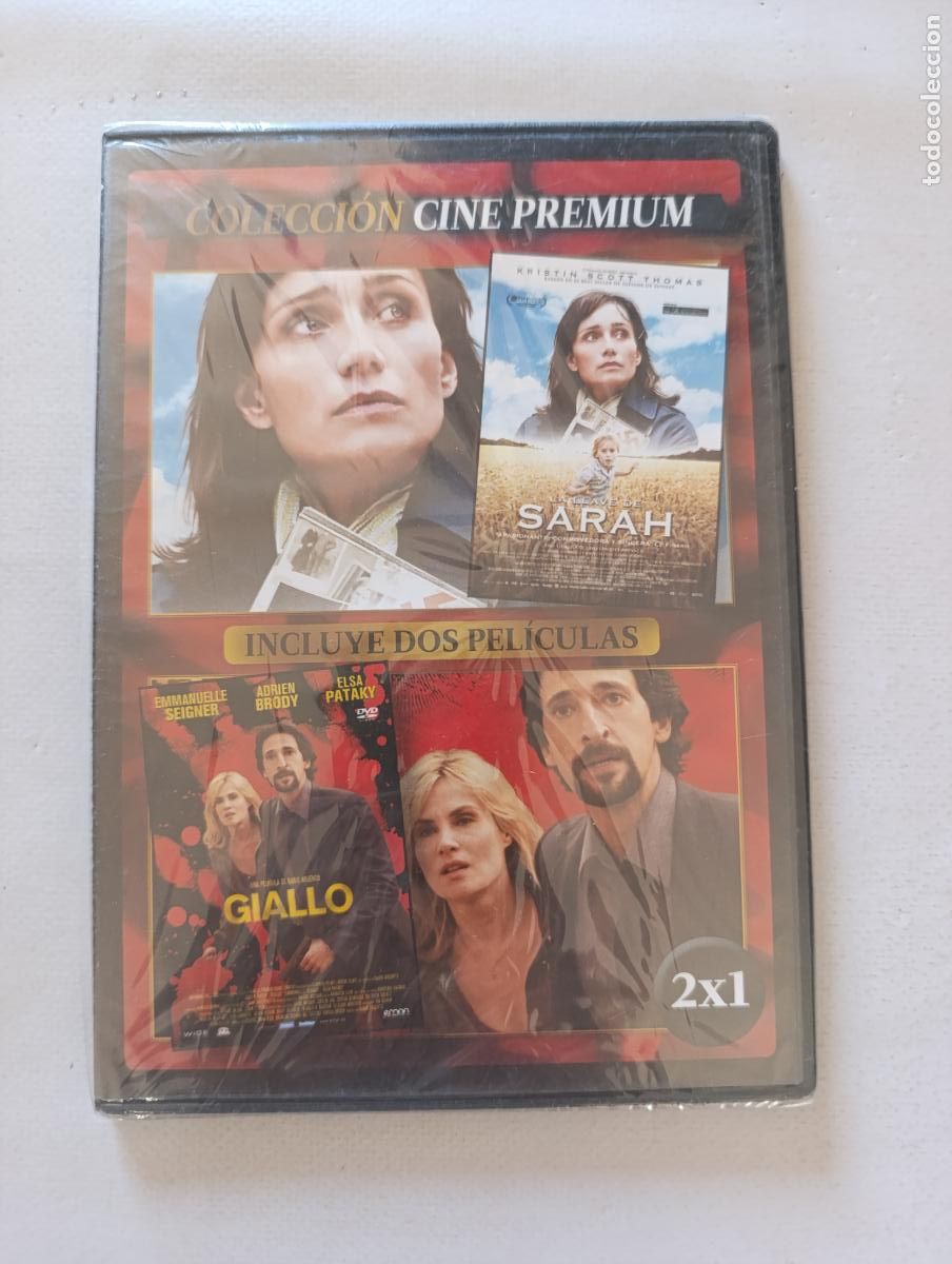 Cinema: DVD LA LLAVE DE SARAH / GIALLO - 2 PELICULAS - CAJA SLIM - NUEVO, PRECINTADO (K4)