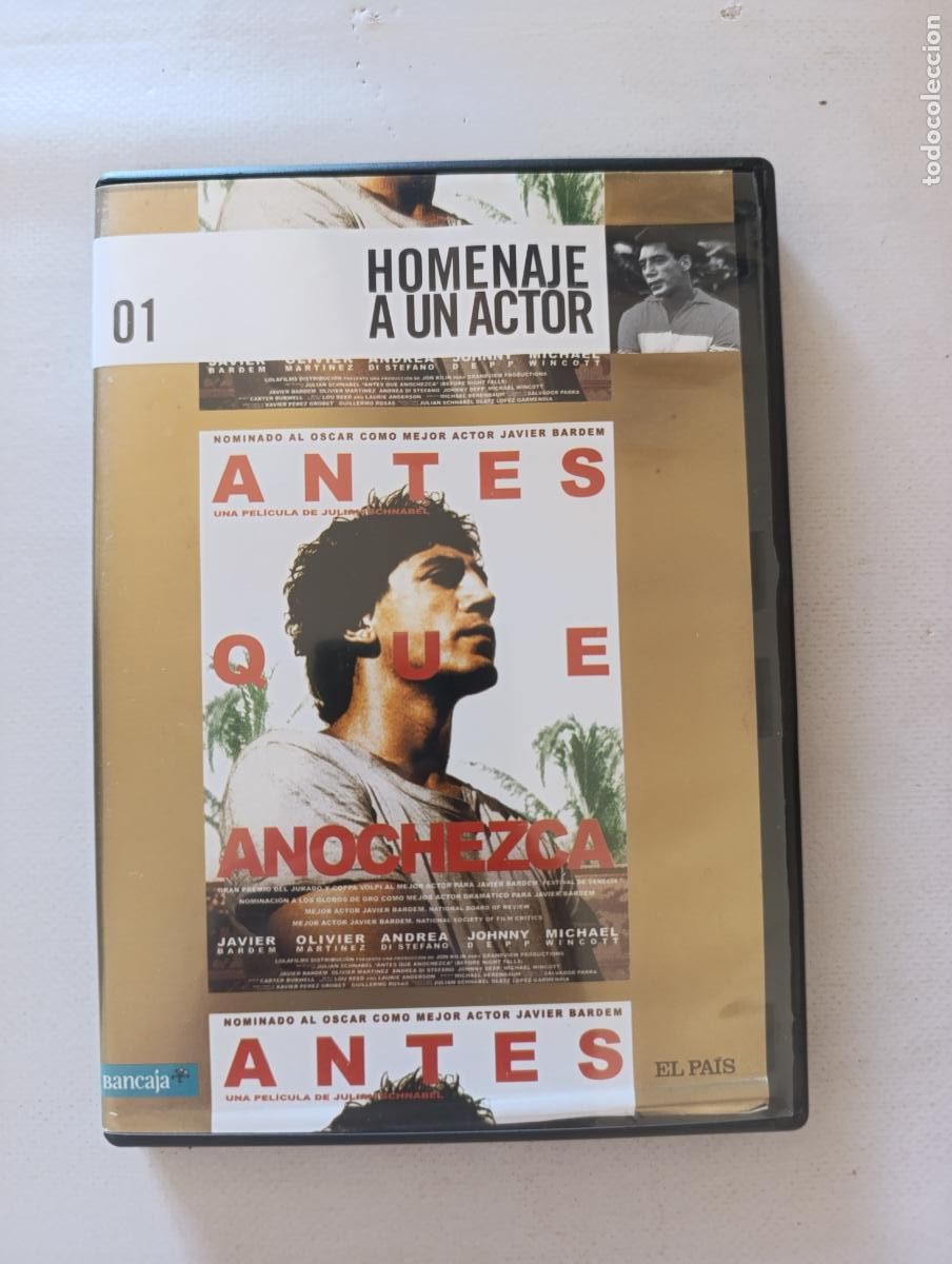 Cine: DVD ANTES QUE ANOCHEZCA - JAVIER BARDEM (K4)