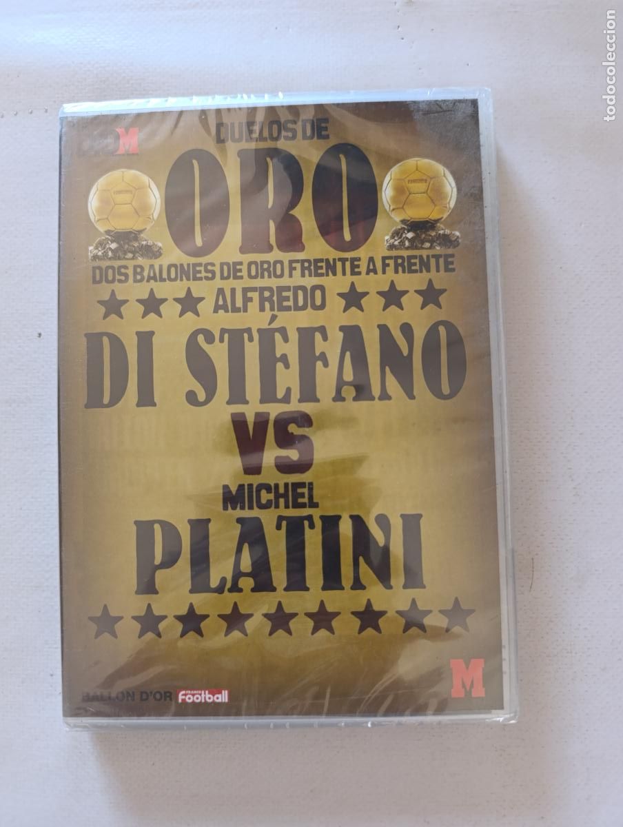 Cine: DVD DUELOS DE ORO - ALFREDO DI STEFANO VS MICHEL PLATINI - NUEVO, PRECINTADO (K4)
