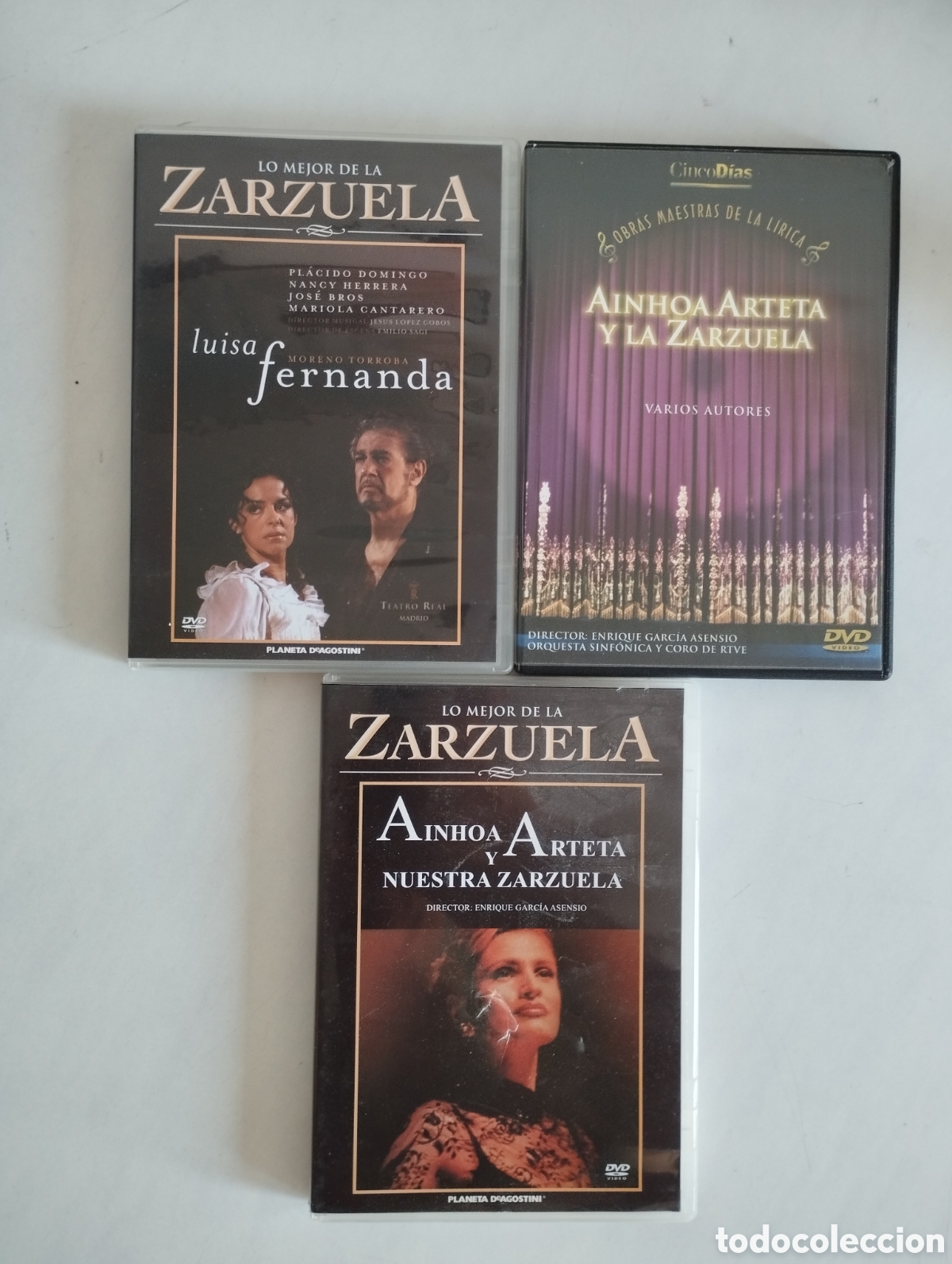 Cine: PELICULA DVD 3 UNIDADES LO MEJOR DE LA ZARZUELA