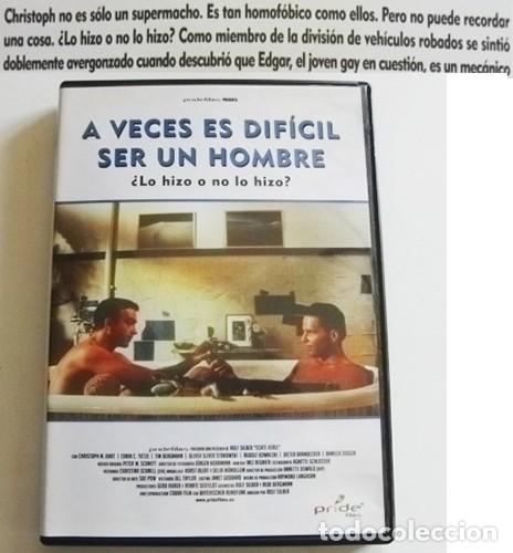 Cinema: A VECES ES DIF&Iacute;CIL SER UN HOMBRE DVD PEL&Iacute;CULA POLIC&Iacute;A HETERO MEC&Aacute;NICO GAY COMP. HOM&Oacute;FOBOS HOMOSEXUAL