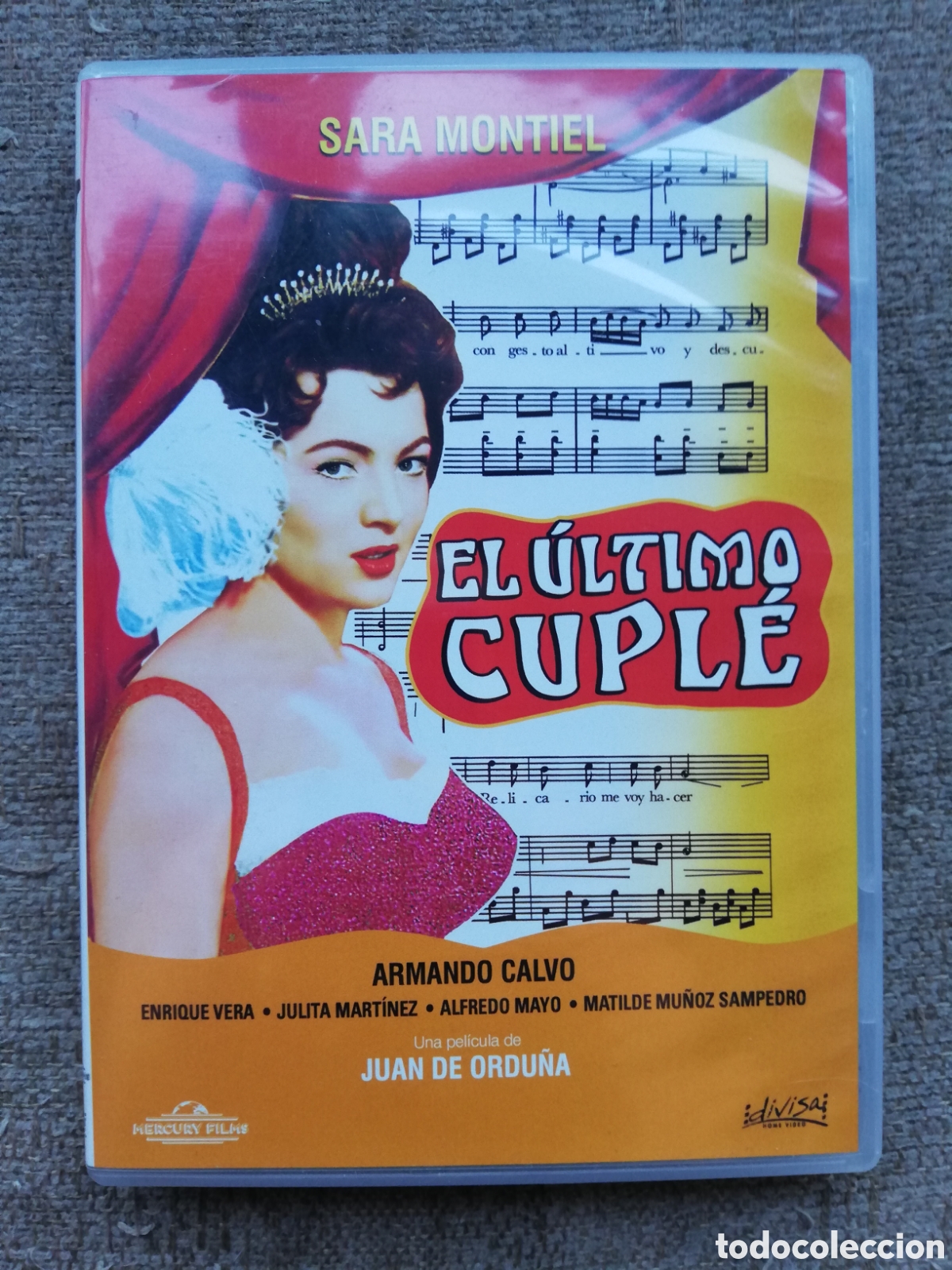 Cine: El &uacute;ltimo cupl&eacute;. DVD Sara Montiel. Dirige Juan de Ordu&ntilde;a
