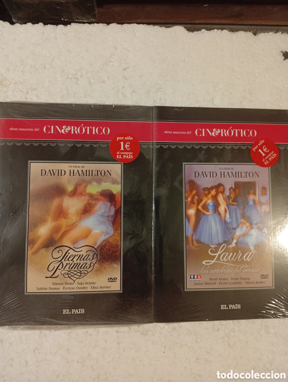 Cine: 2 DVD. DAVID HAMILTON. TIERNAS PRIMAS. LAURA, SOMBRAS DEL VERANO. PRECINTADOS.