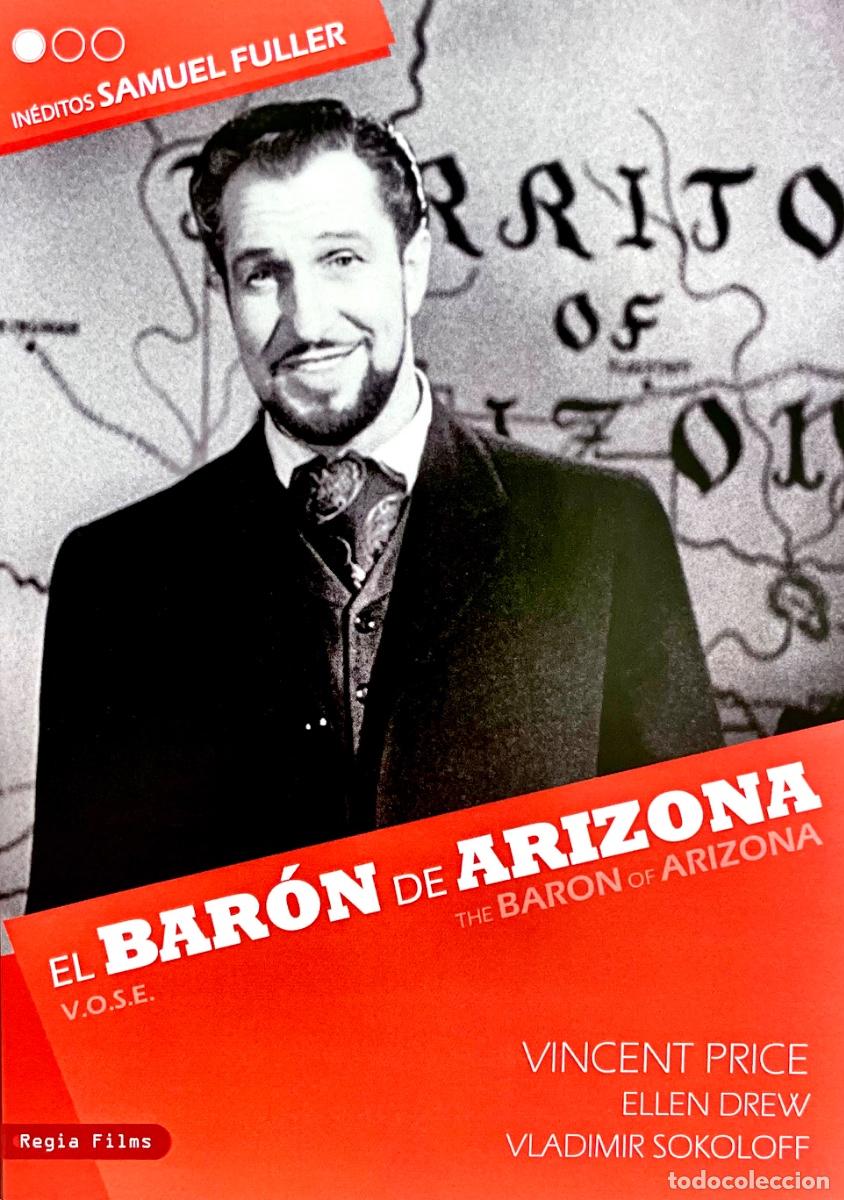 Cine: DVD. EL BAR&Oacute;N DE ARIZONA. Vincent Price. Ellen Drew. . Samuel Fuller. V.O.S.E. CASI NUEVO.