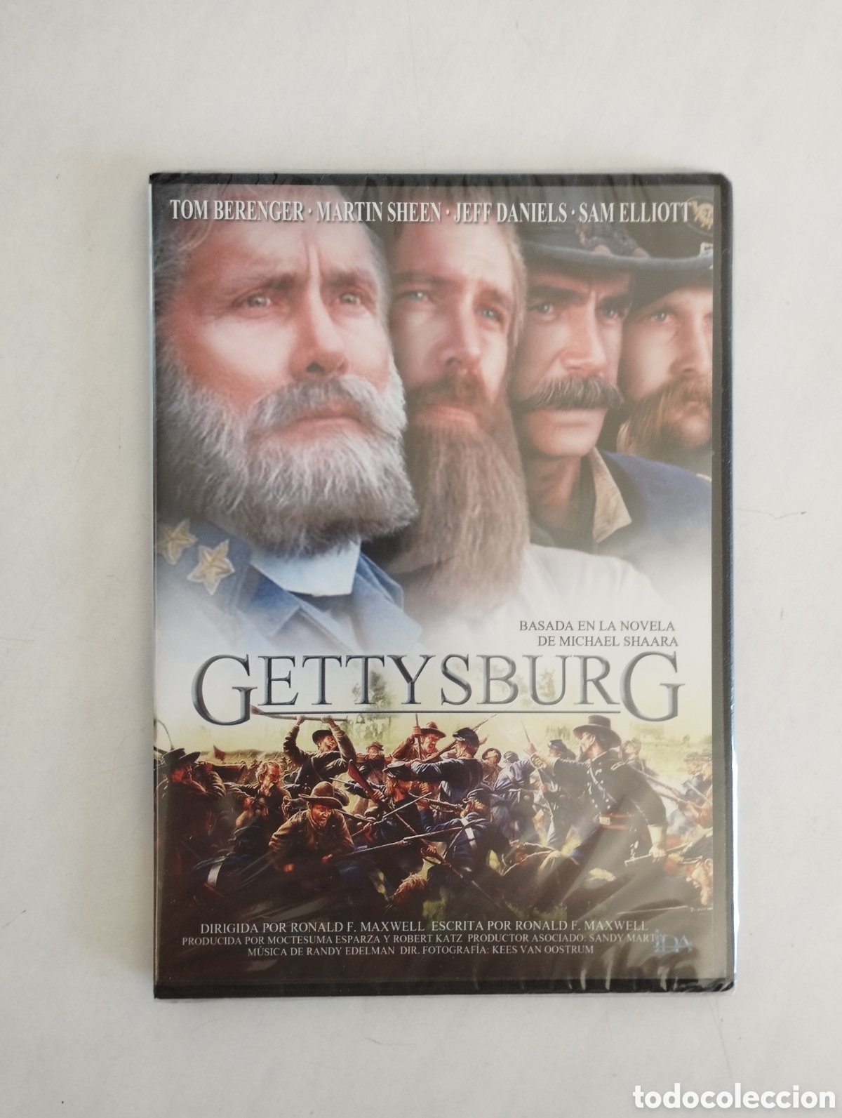 Cine: PELICULA DVD GETYSBURG SIN ABRIR PRECINTADA (estuche slim)