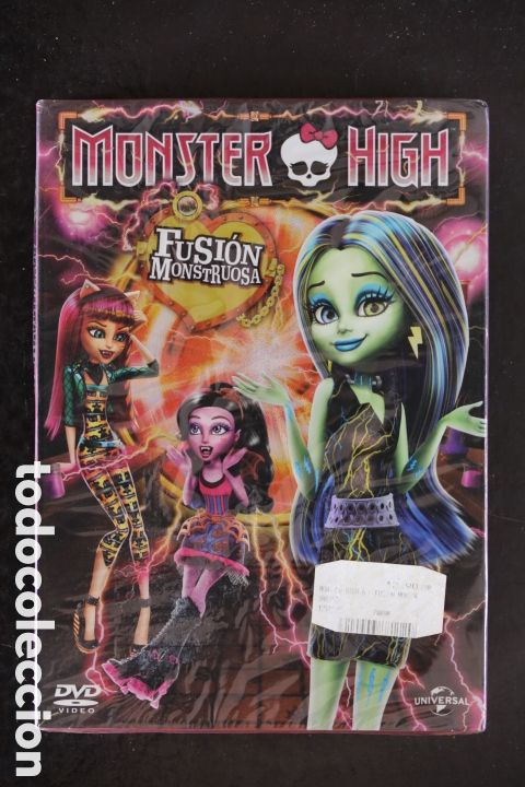 Cine: DVD precintado. MONSTER HIGH. FUSI&Oacute;N MONSTRUOSA. Edici&oacute;n Espa&ntilde;a. Nuevo a estrenar.