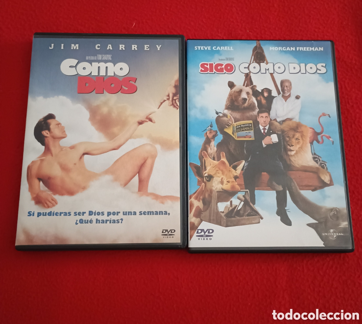Cine: Dvd como dios y sigo como dios - jim carrey Morgan freeman Steve carell