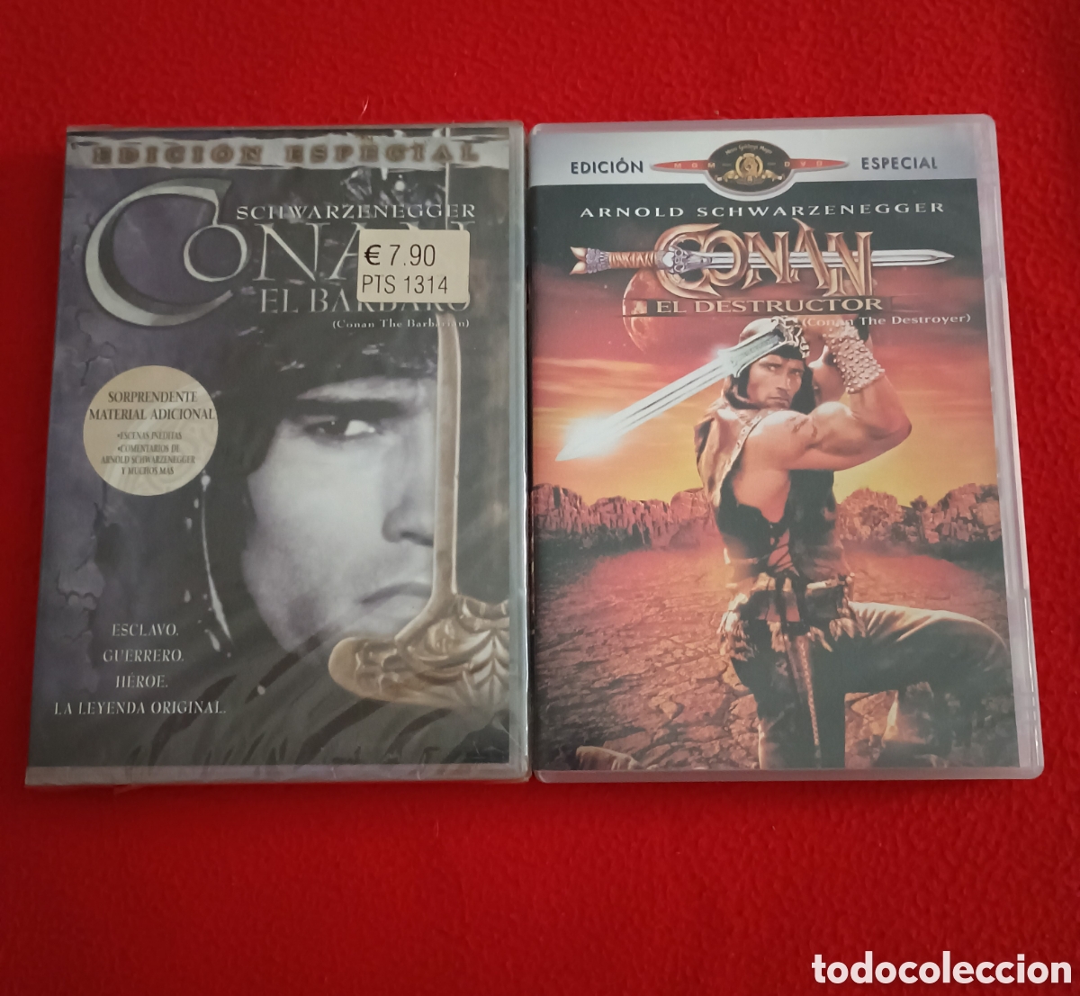 Cin&eacute;ma: Dvd Conan el b&aacute;rbaro (precintado) y conan el destructor - Schwarzenegger james earl Jones