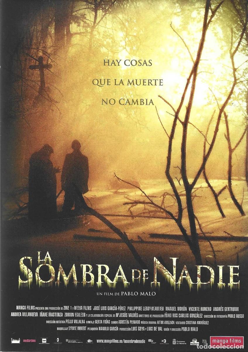 Cine: LA SOMBRA DE NADIE DE PABLO MALO