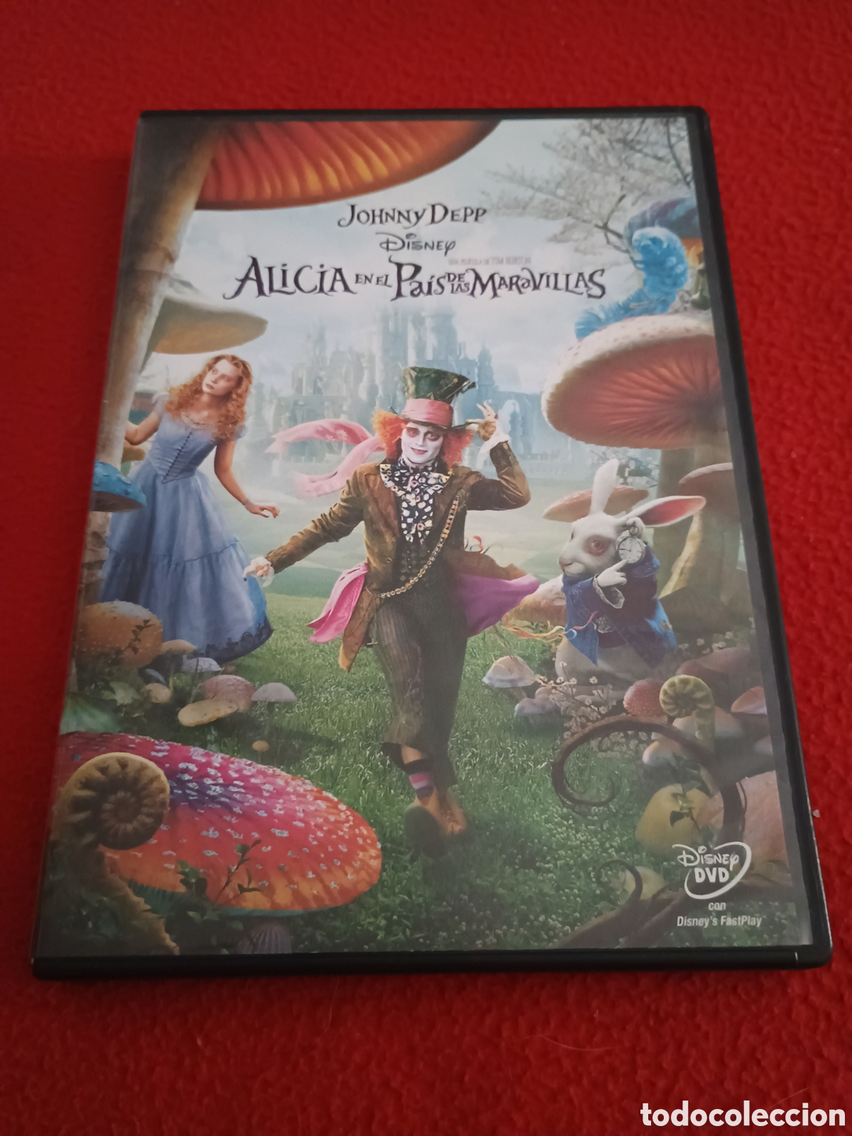 Cine: Dvd Alicia en el pais de las maravillas - Tim burton Johnny Deep Disney