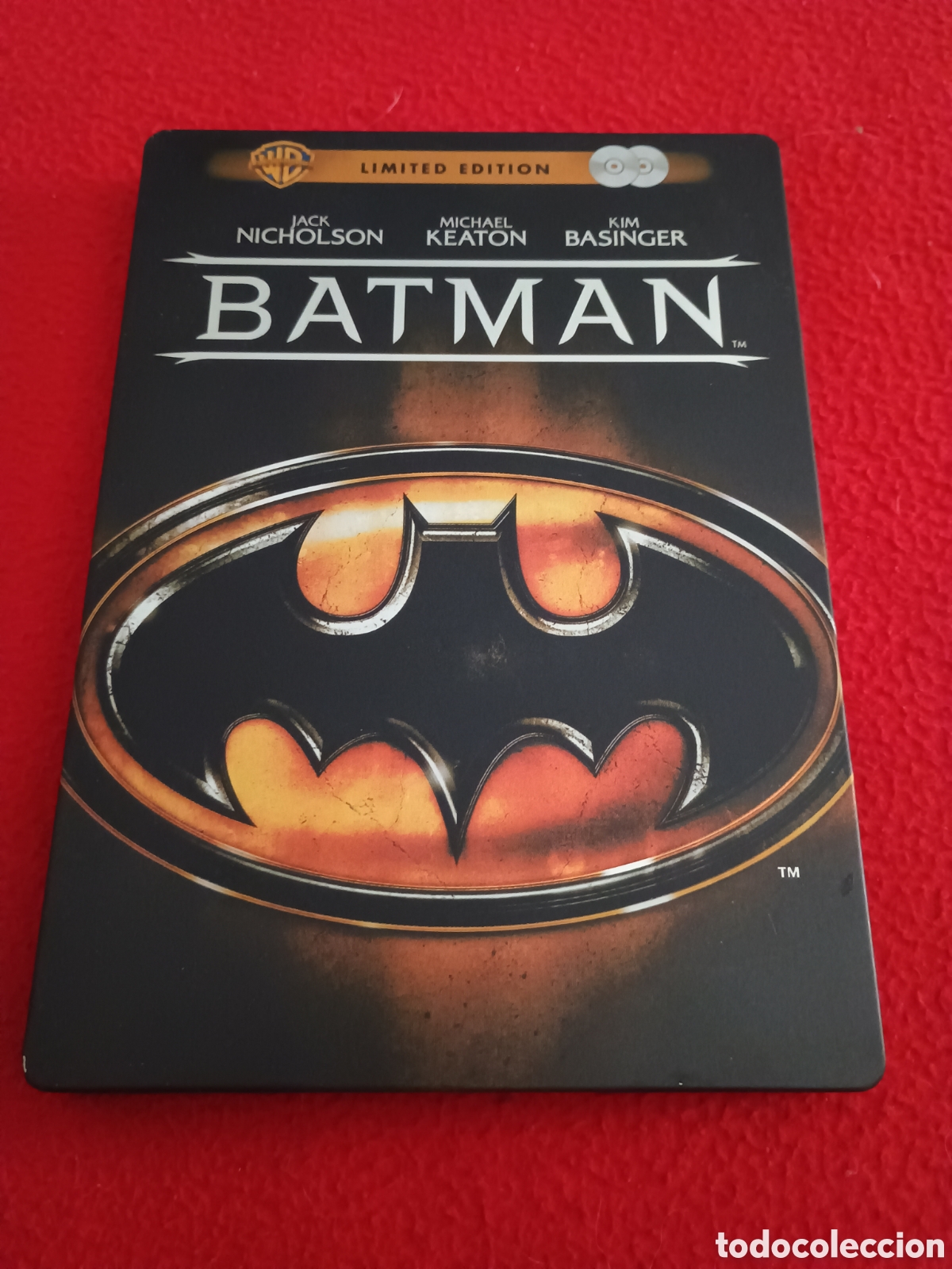 Cine: Dvd Batman (edici&oacute;n met&aacute;lica 2 discos) Tim burton Michael Keaton Jack nicholson kim basinger