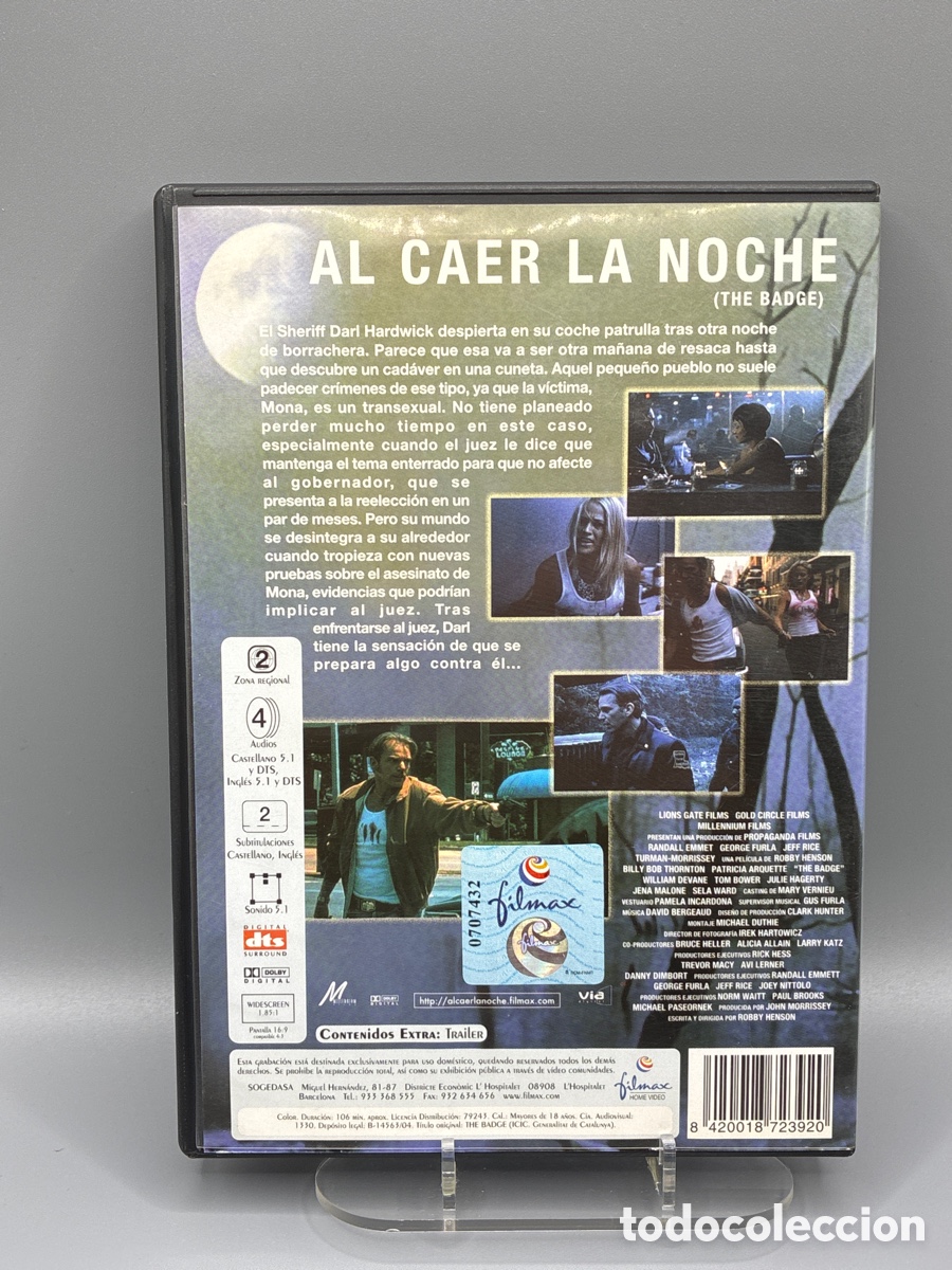 Cine: Al caer la noche DVD - Foto 2