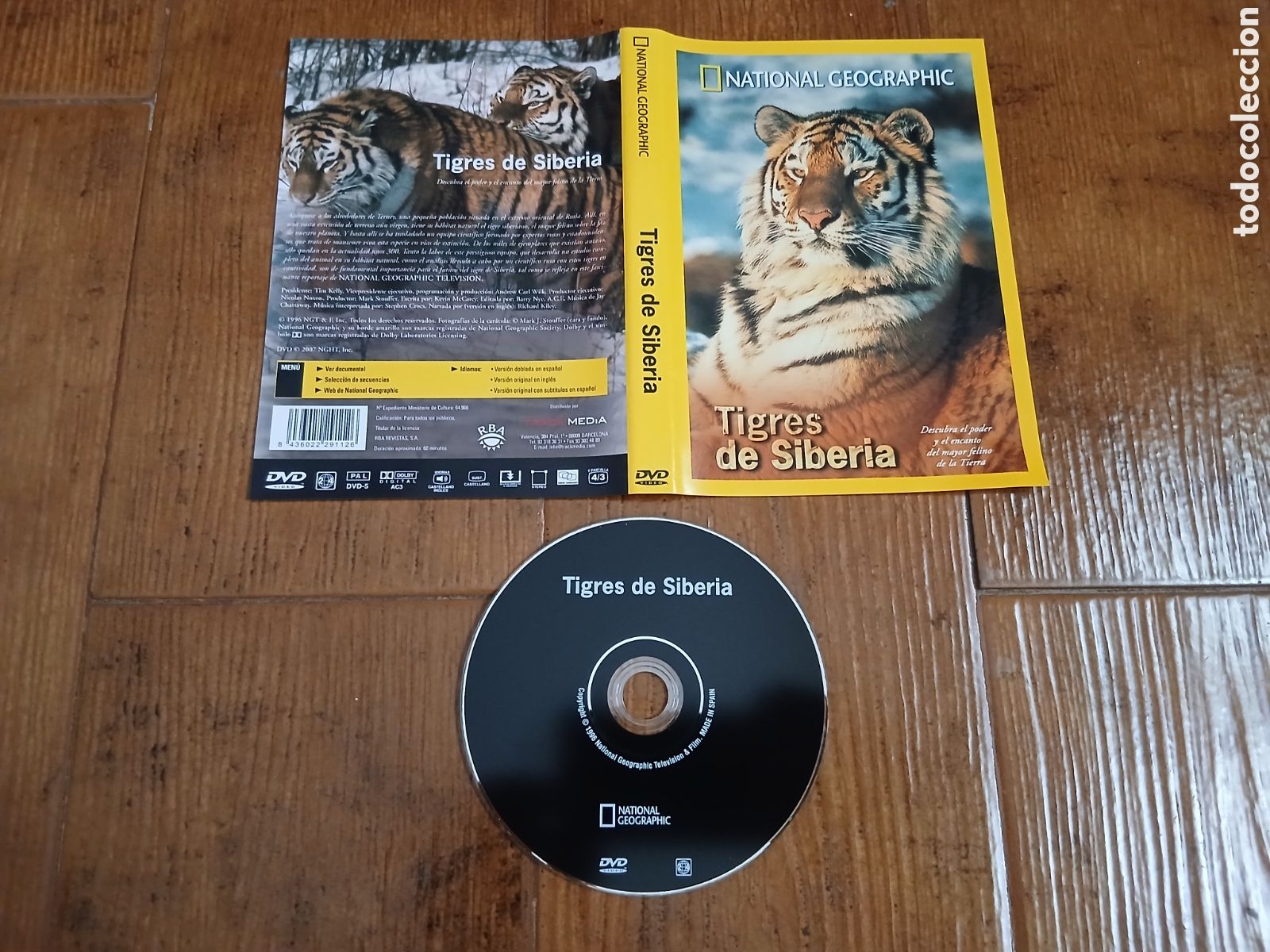 Cine: Dvd Tigres de Siberia -Nacional Geographic-