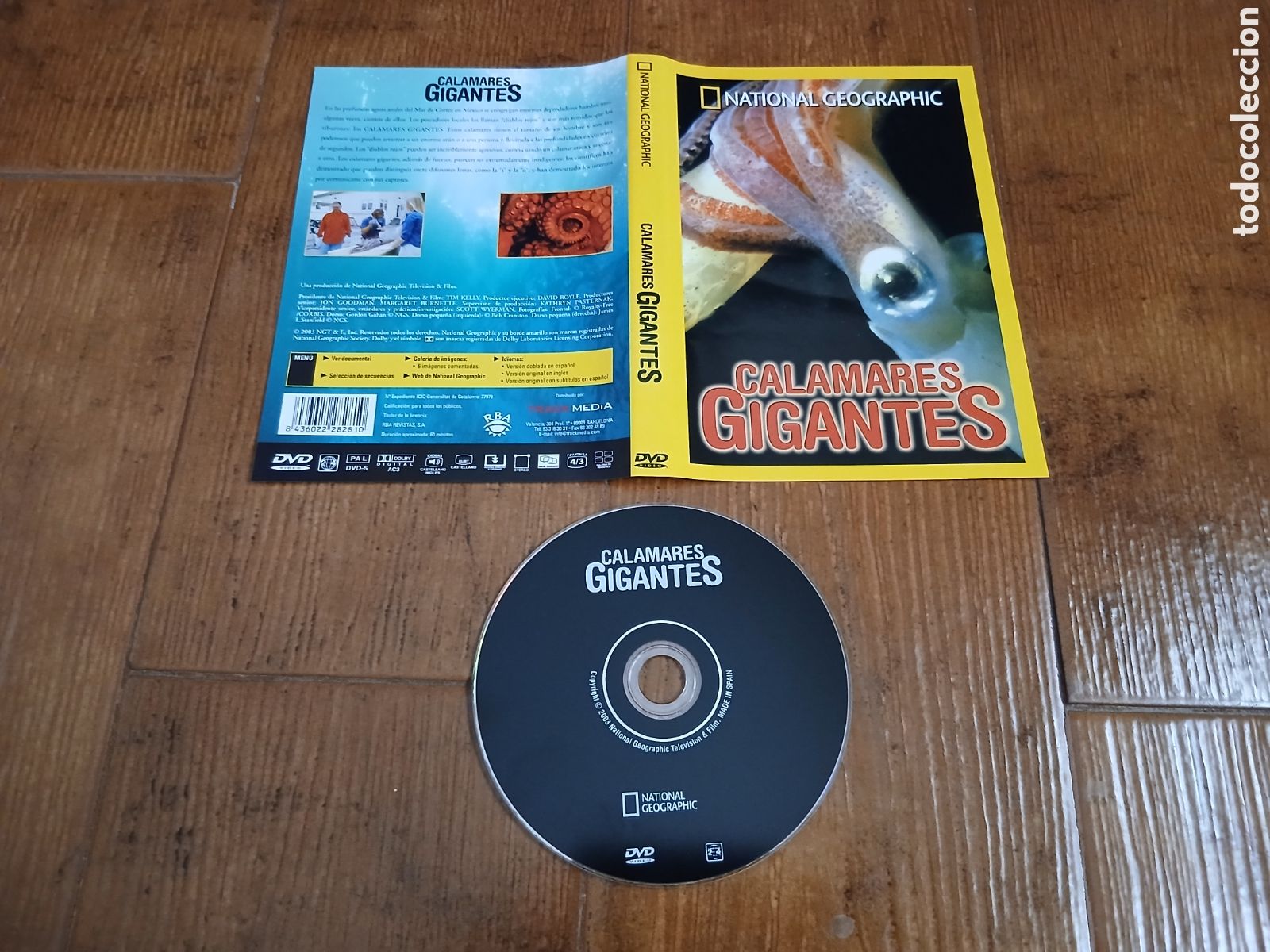 Cine: Dvd Calamares Gigantes -National Geographic-