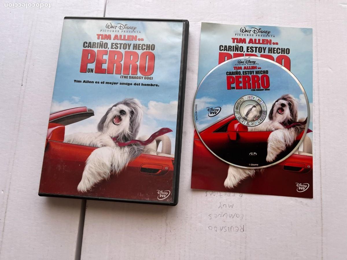 Cine: CARI&Ntilde;O ESTOY HECHO UN PERRO DISNEY THE SHAGGI DOG PELICULA DVD KREATEN
