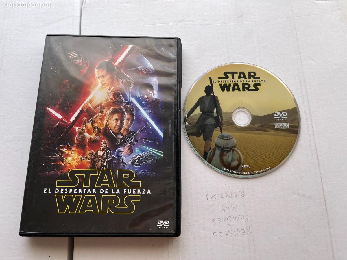 Cine: STARWARS EL DESPERTAR DE LA FUERZA STAR WARS - ALFRED PELICULA DVD KREATEN