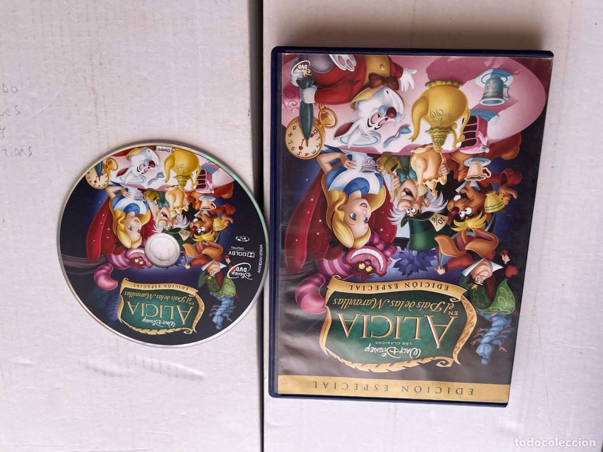 Cine: ALICIA EN EL PAIS DE LAS MARAVILLAS DISNEY PELICULA DVD KREATEN