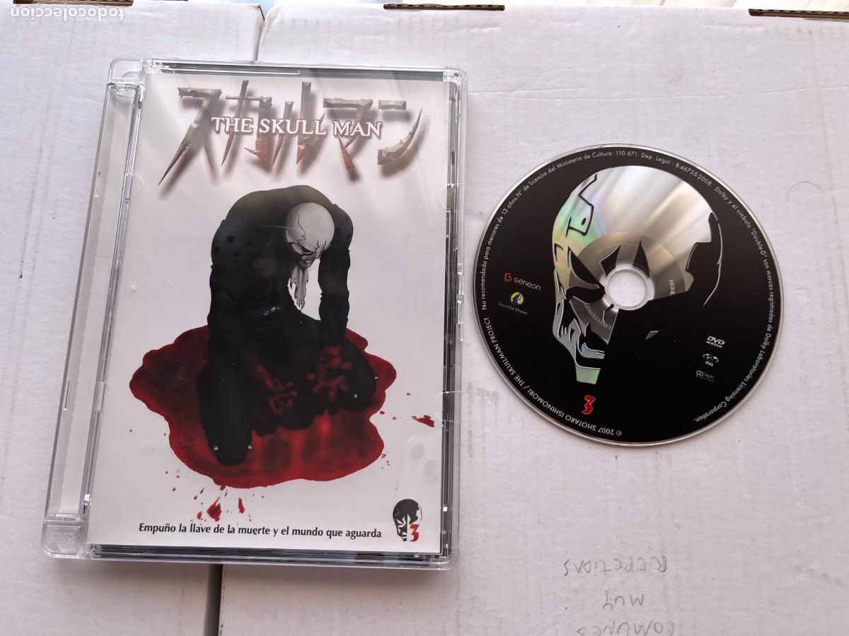 Cine: THE SKULL MAN 3 . CAJA ESQUINAS REDONDEADAS- DVD KREATEN