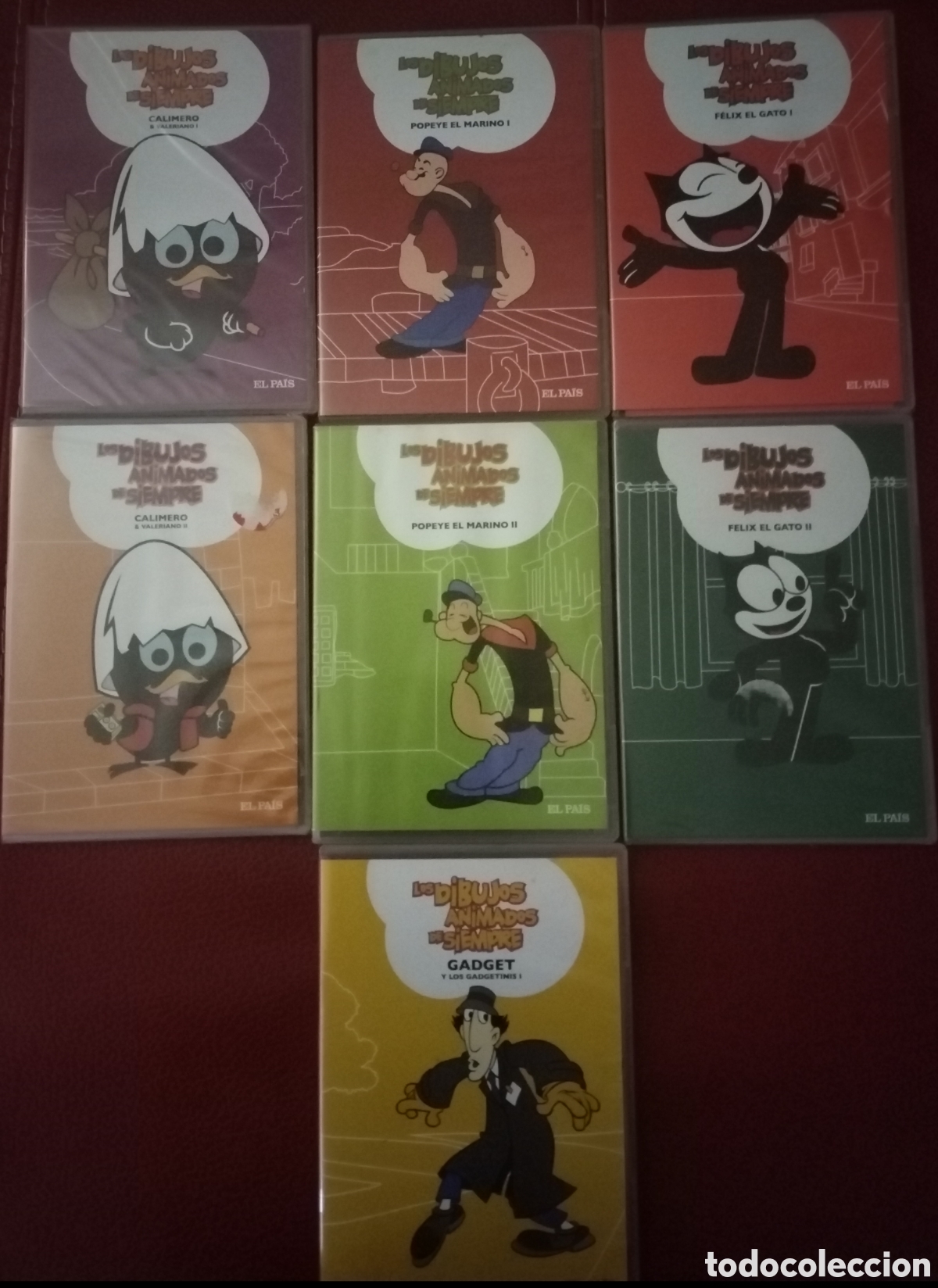 Cine: 7 DVD colecci&oacute;n los dibujos animados