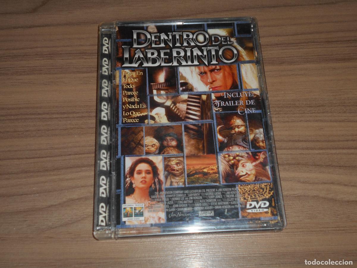 Cine: DENTRO del LABERINTO DVD de GEORGE LUCAS David Bowie DISCO Como NUEVO
